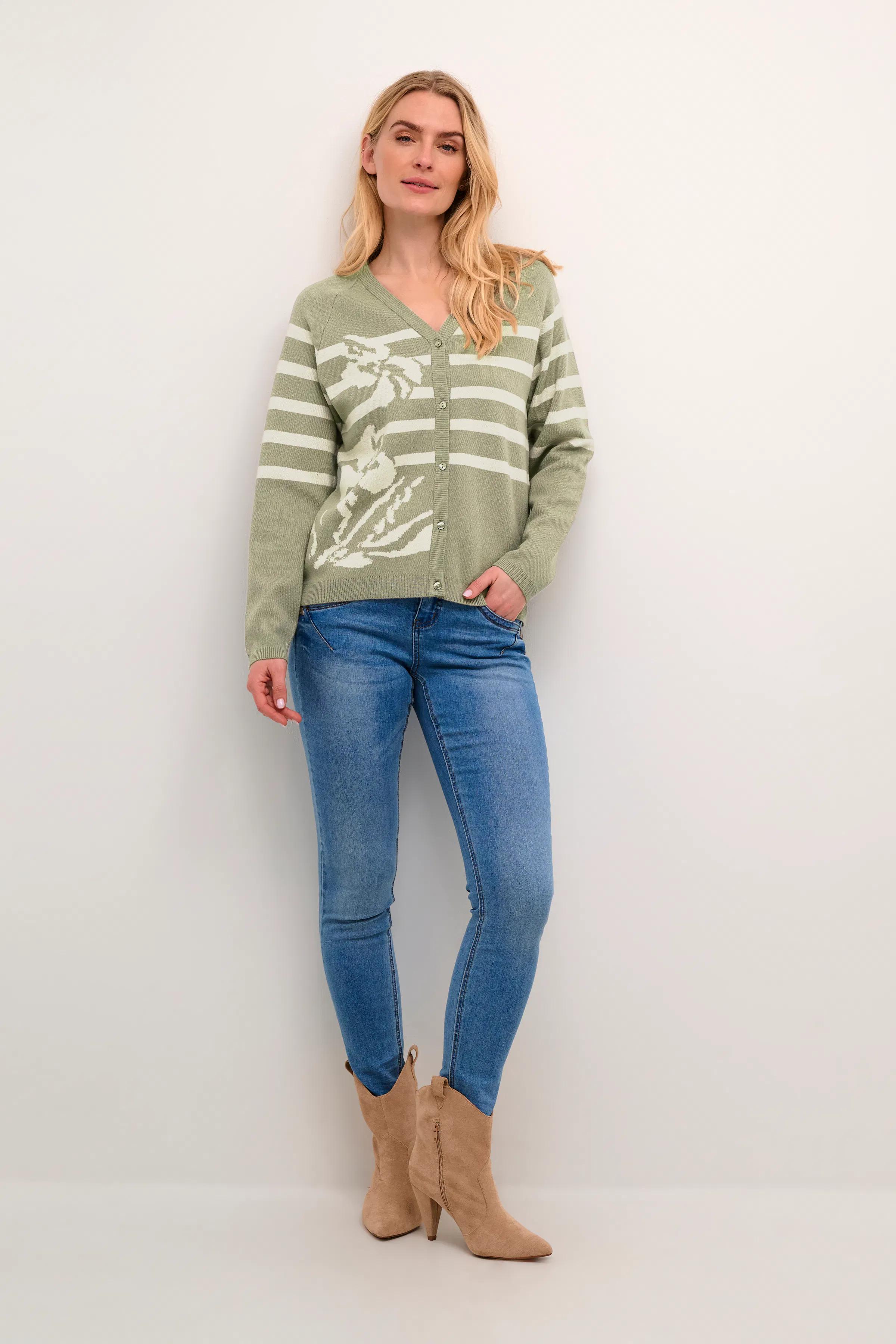 CRDela Cardigan LOOKBOOK FRONT 10612728-106194