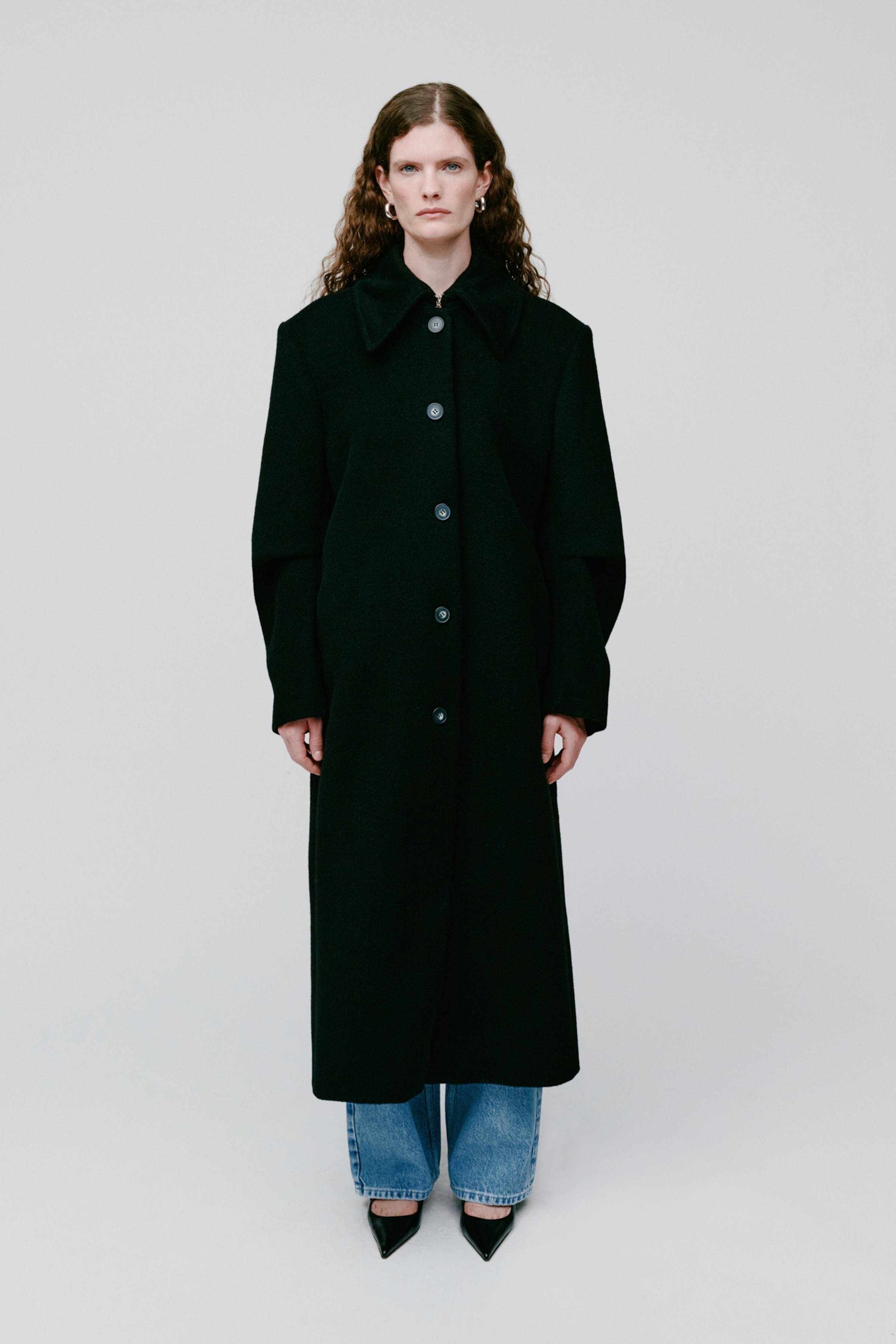 IOCAILIN Coat LOOKBOOK FRONT 30600568-BK999
