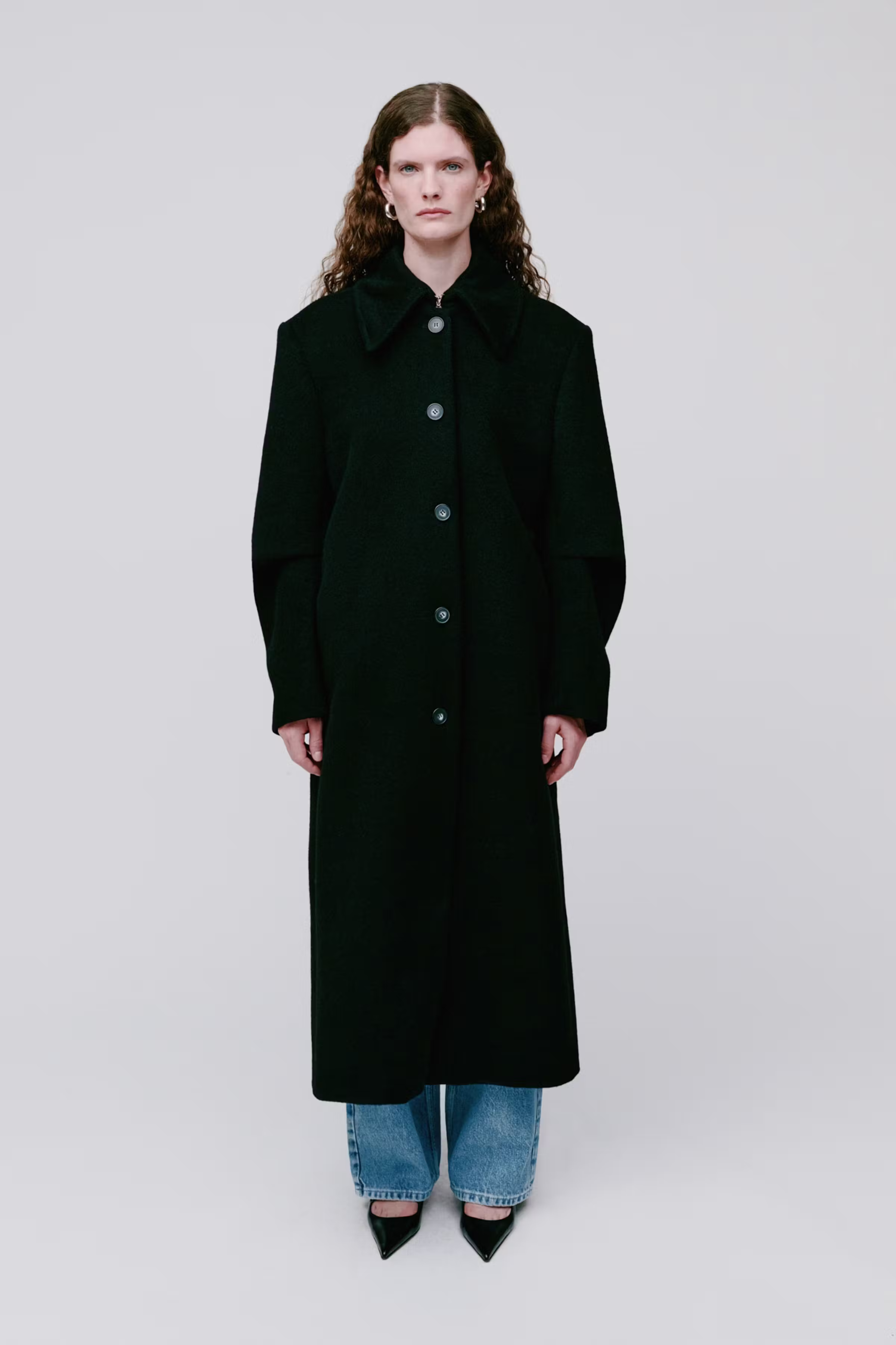 IOCAILIN Coat LOOKBOOK FRONT 30600568-BK999