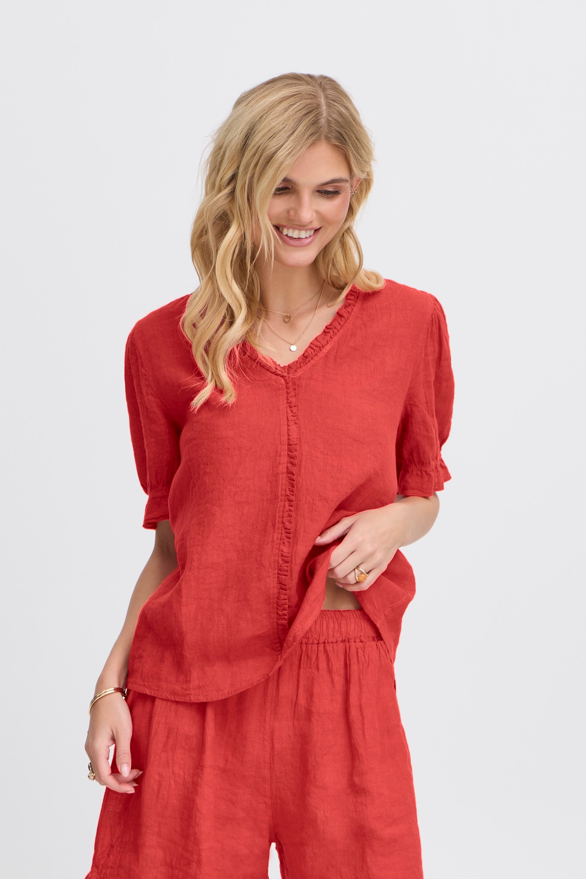 SBFONTANELLE Skjorte LOOKBOOK FRONT 22101046-191664