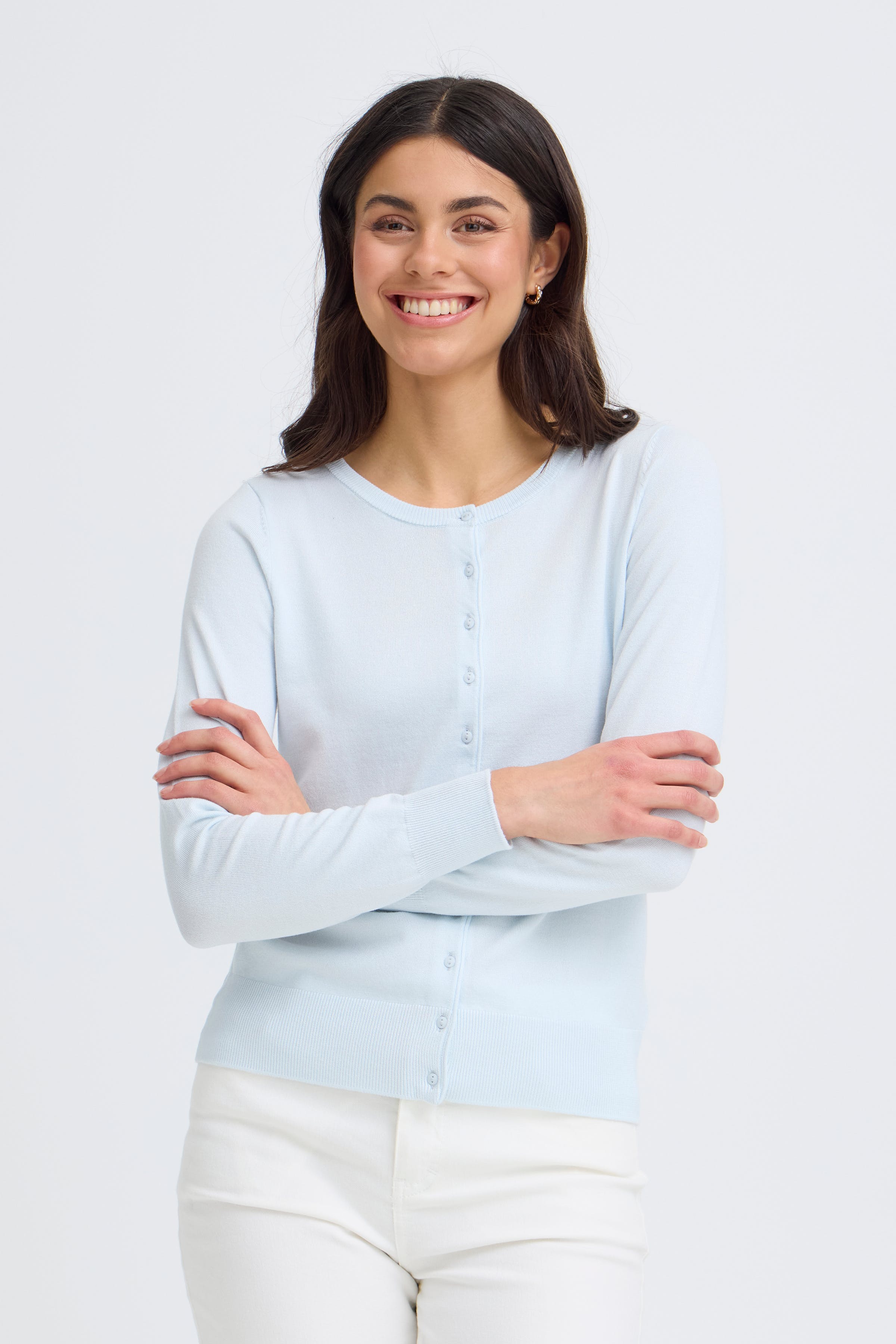 FRZubasic Cardigan LOOKBOOK FRONT 20604187-124303