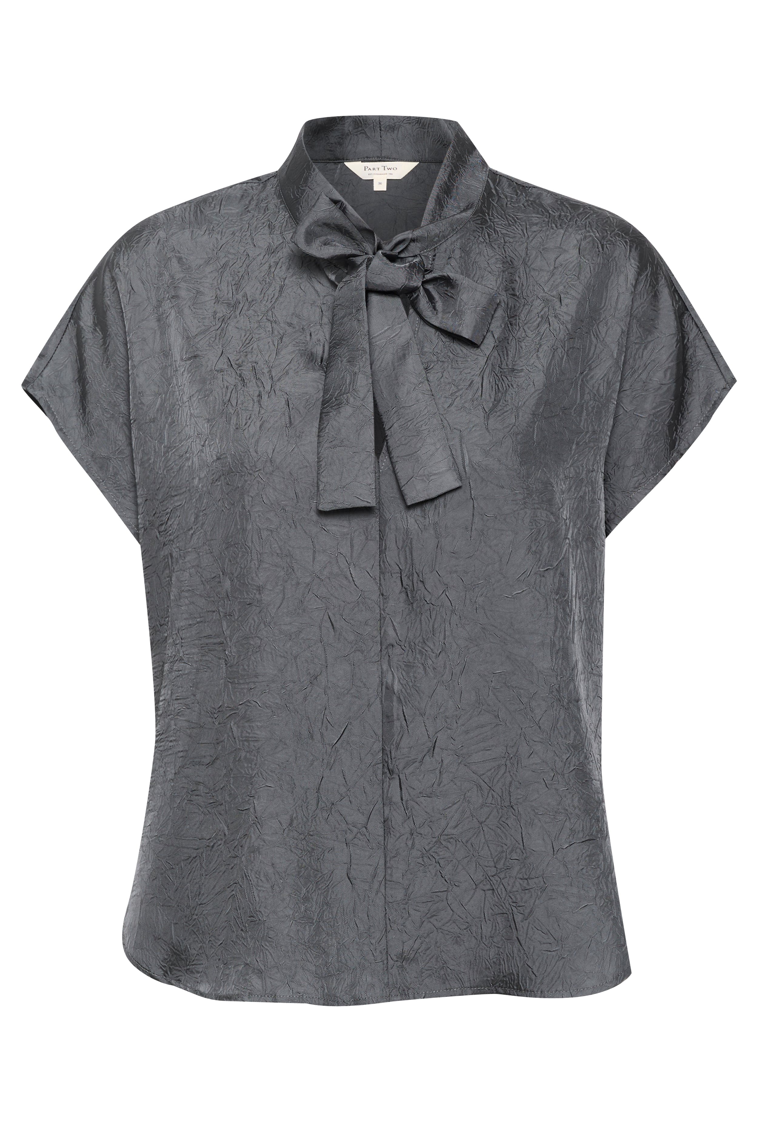 EstefaniaPW Short-sleeved blouse with a bow PACK FRONT 30308490-194215