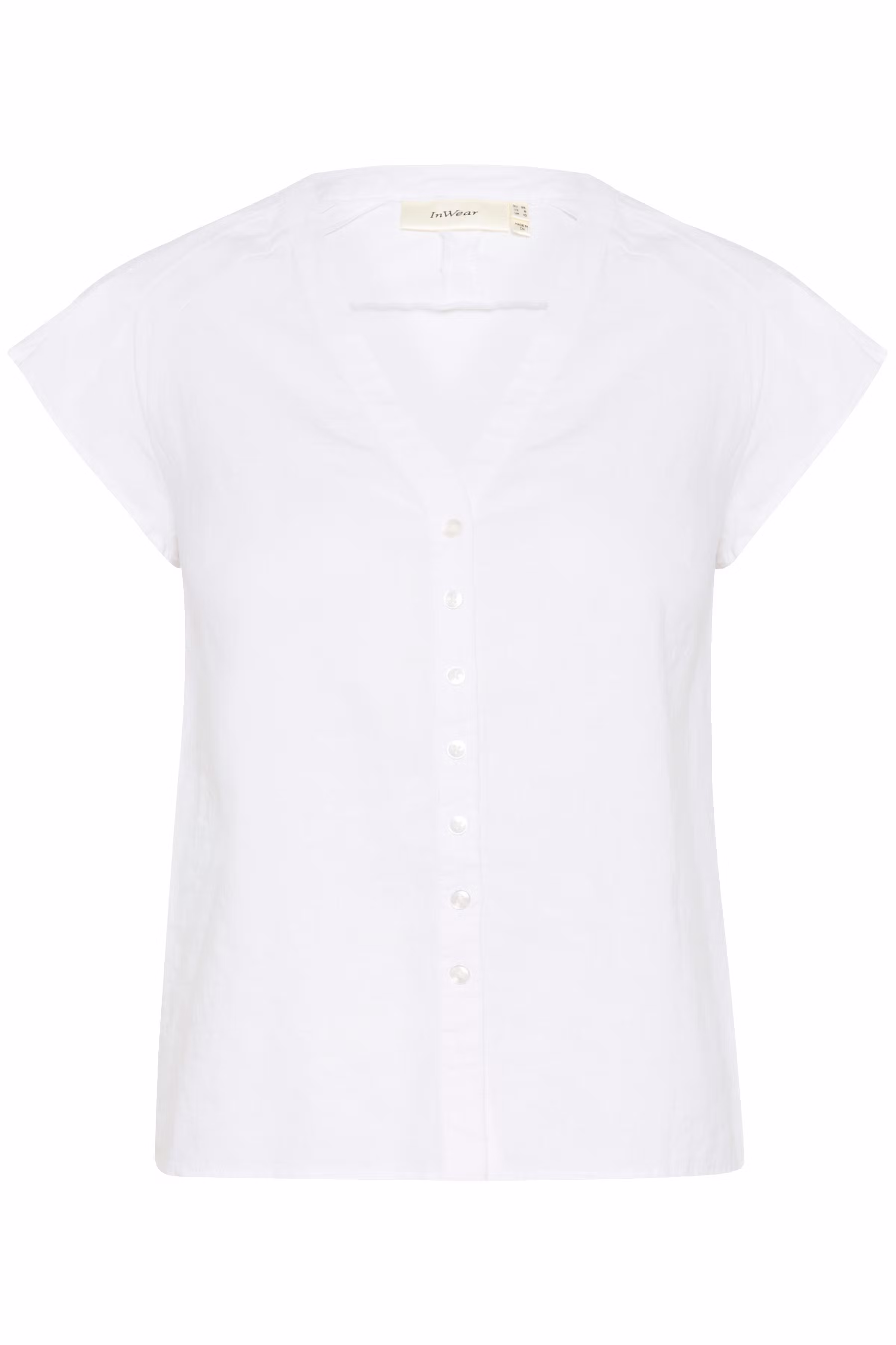 FaridaIW Hør Top PACK FRONT 30110435-300001