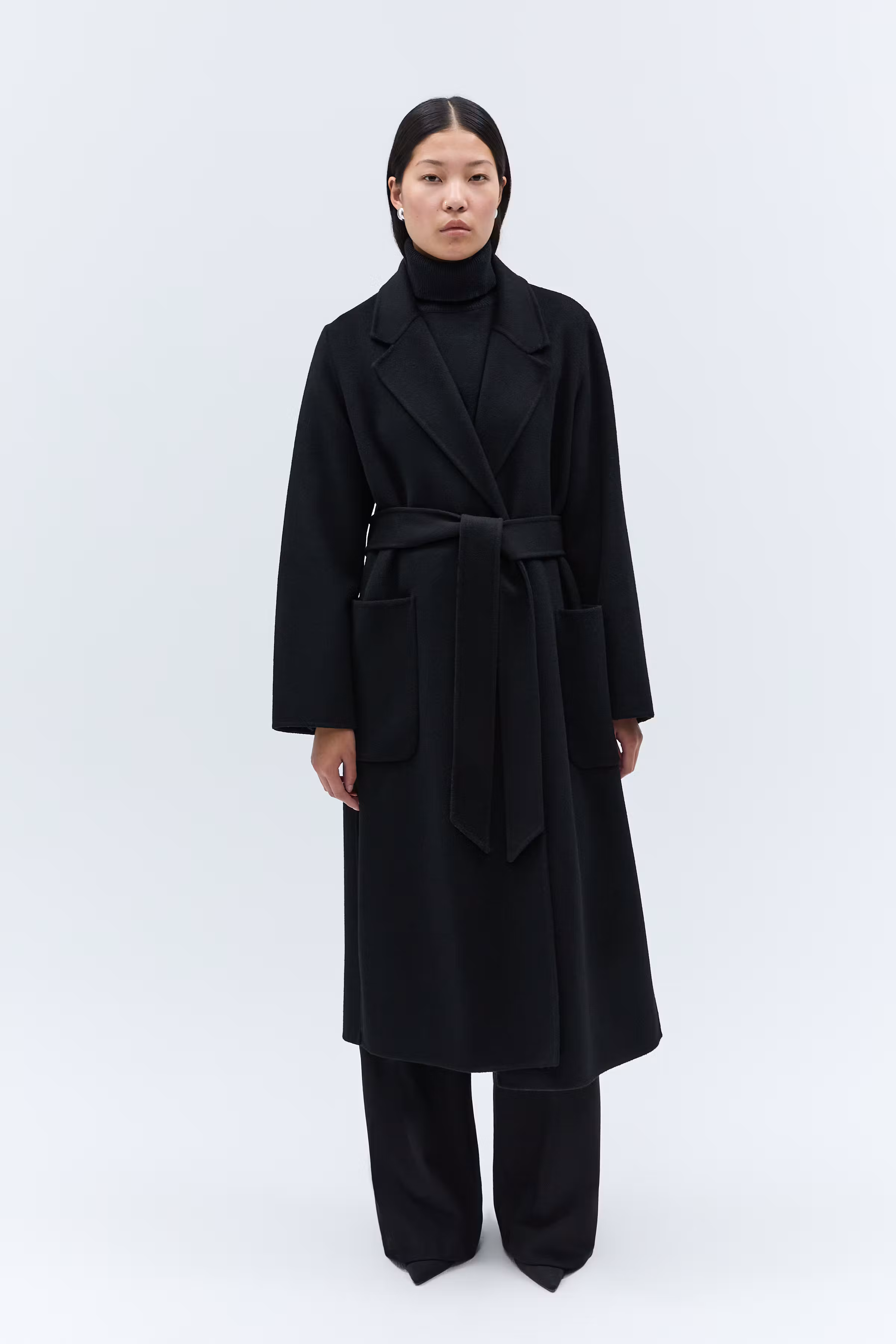 IOCELIA Coat LOOKBOOK FRONT 30600561-BK999