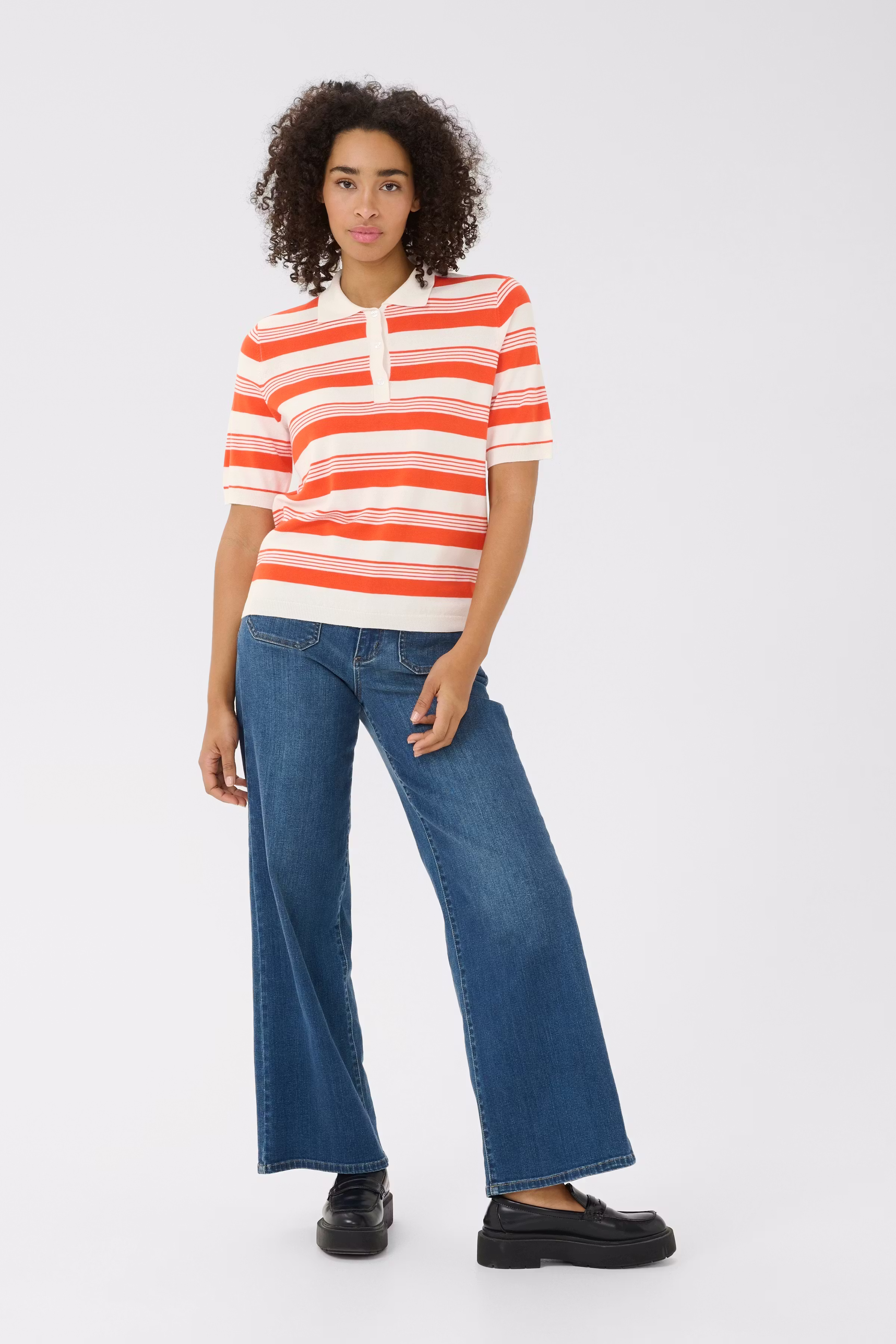 KAlizza Poloskjorte LOOKBOOK FRONT 10552426-108566