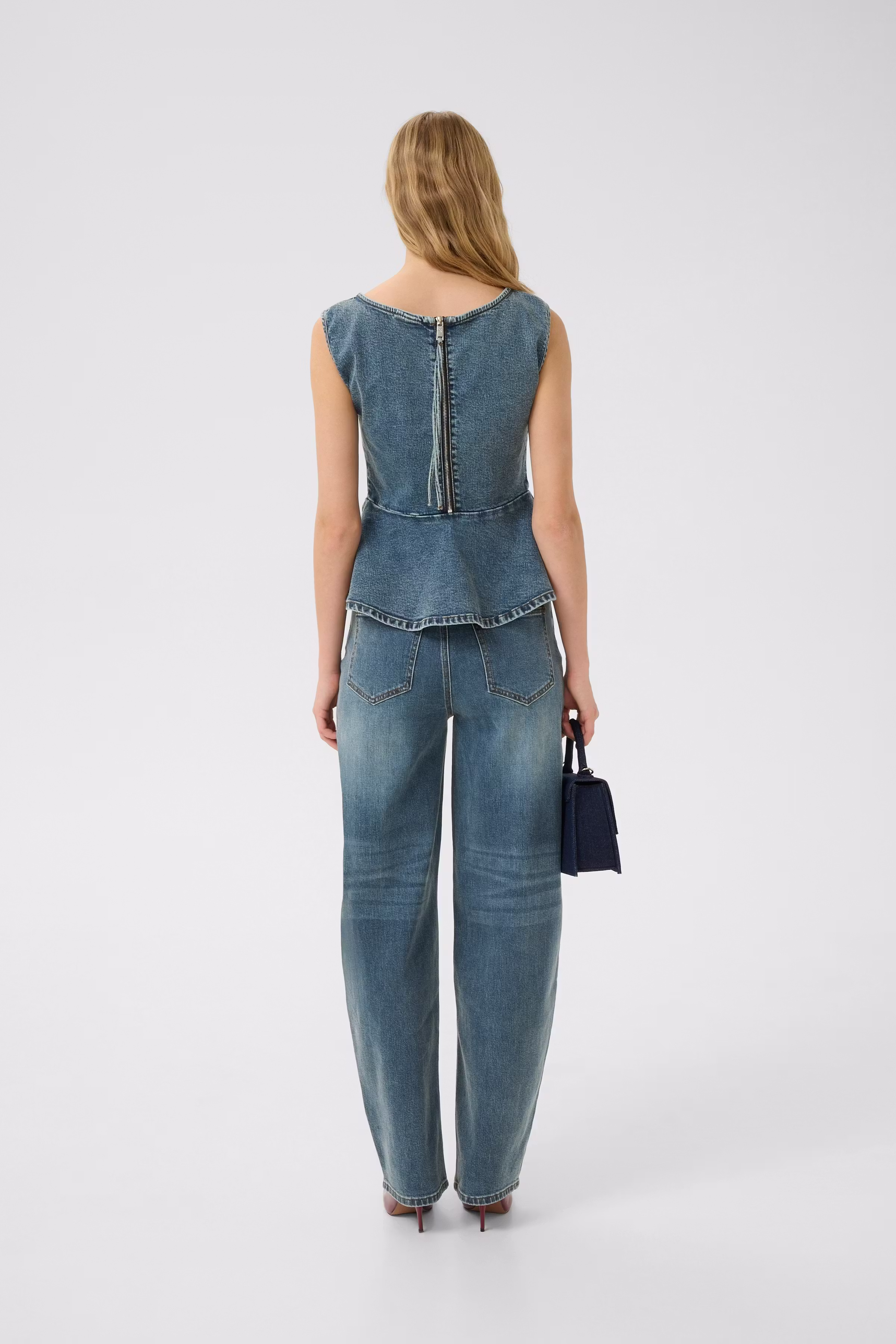 GZviva Denimtopp LOOKBOOK BACK 10910572-108303