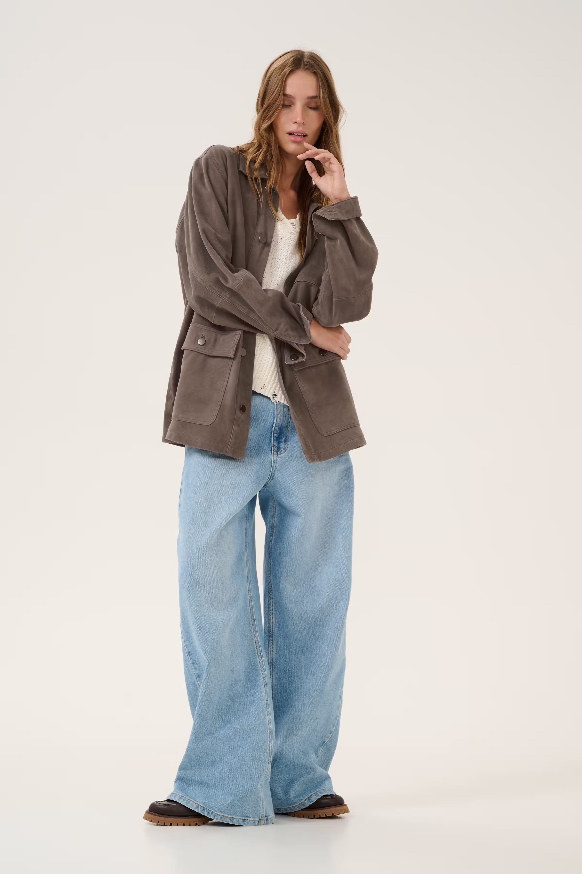 OllyMW Suède jas LOOKBOOK DETAIL 10705103-190810