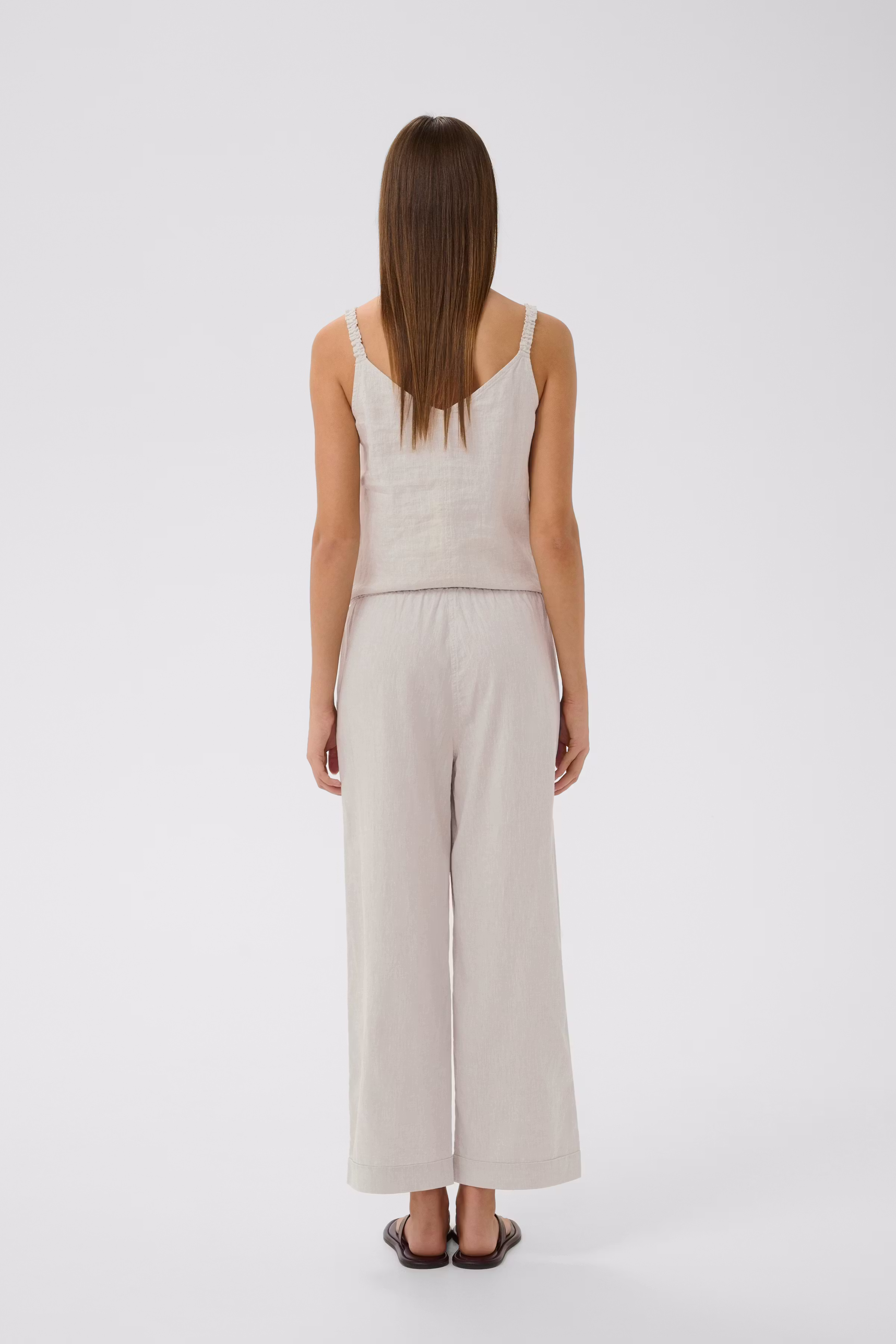 RimoneIW Leinen Hose LOOKBOOK BACK 30110459-300597