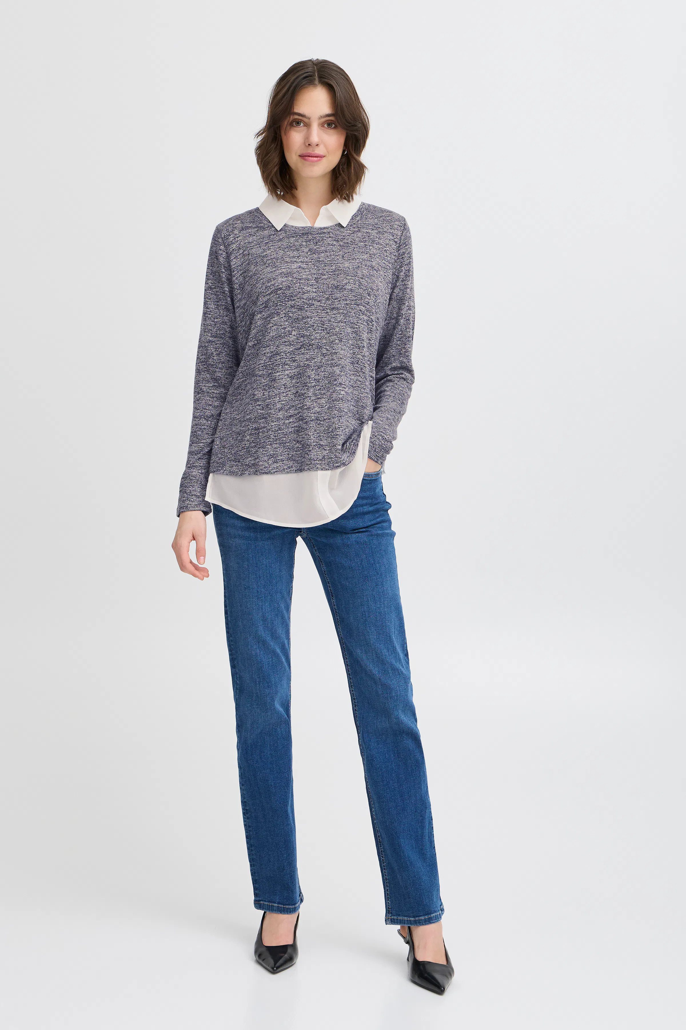 FREMMIE Strikket pullover LOOKBOOK FRONT 20615367-1939231