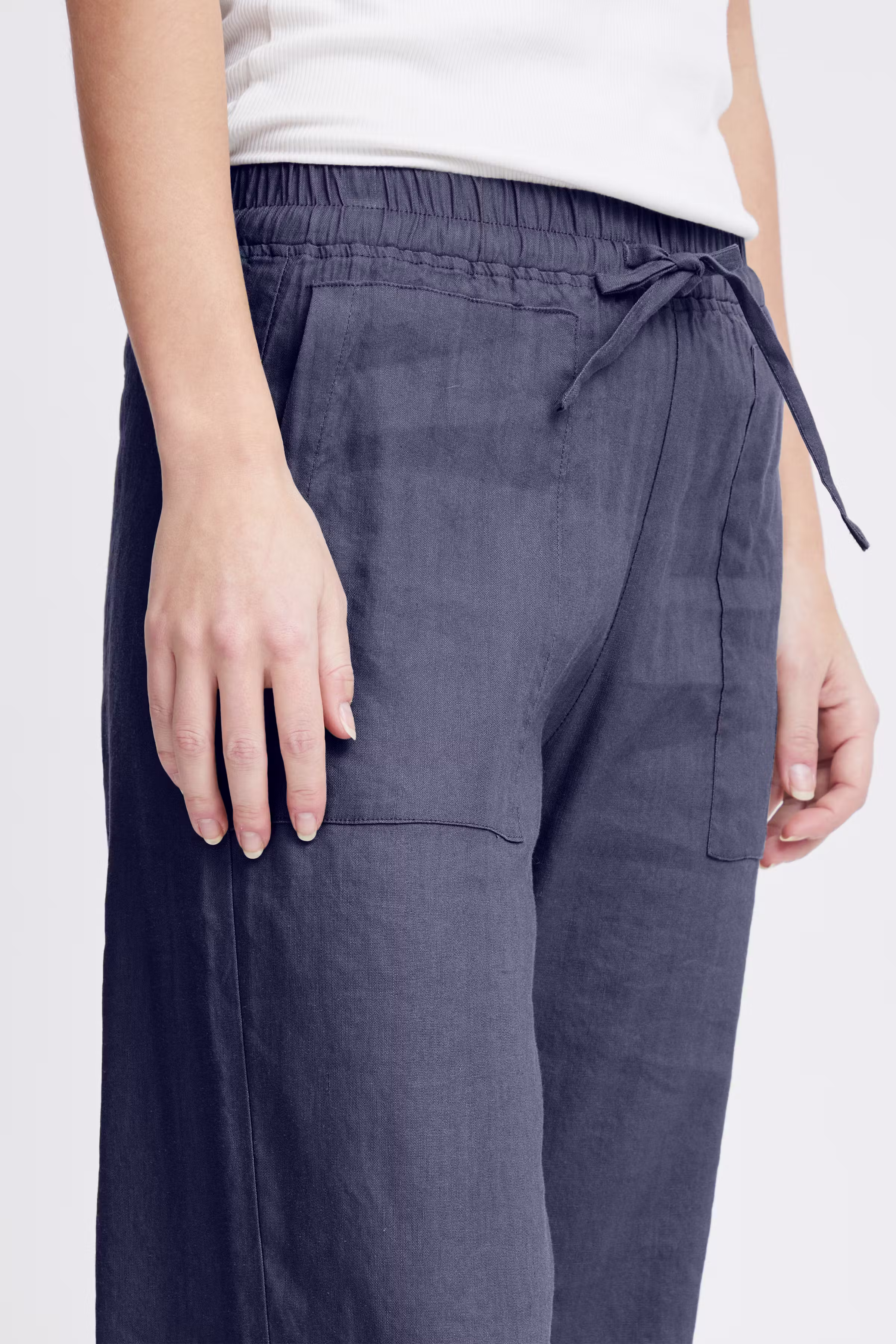 PZLUCA Full Length Wide Leg Bukser LOOKBOOK DETAIL 50208020-194020