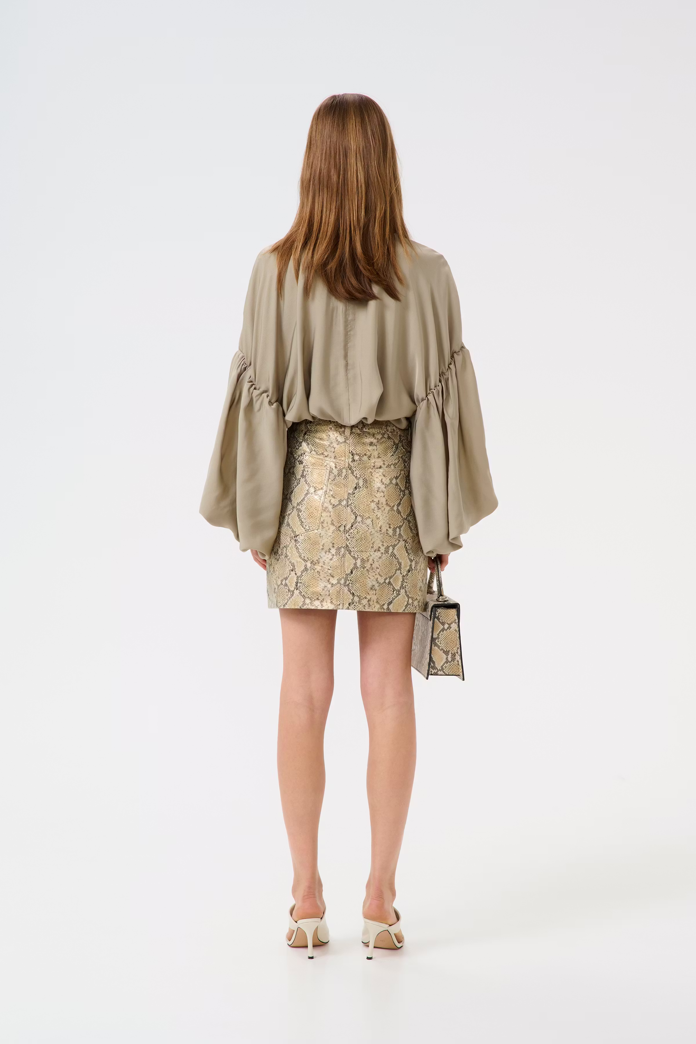 GZfeliza Leren rok LOOKBOOK BACK 10910159-107572