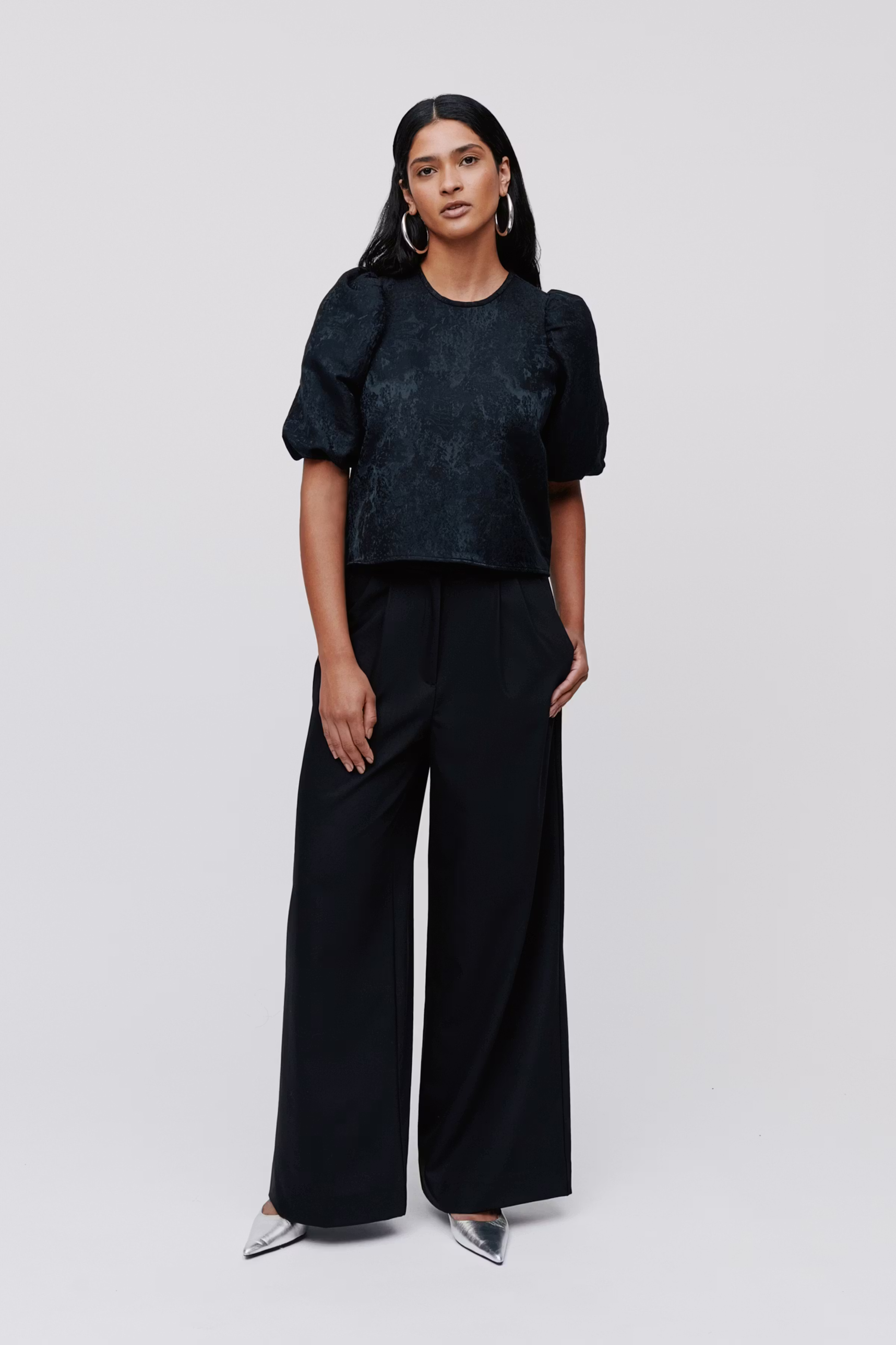 ELISABETH Blouse LOOKBOOK FRONT 30600481-BK999