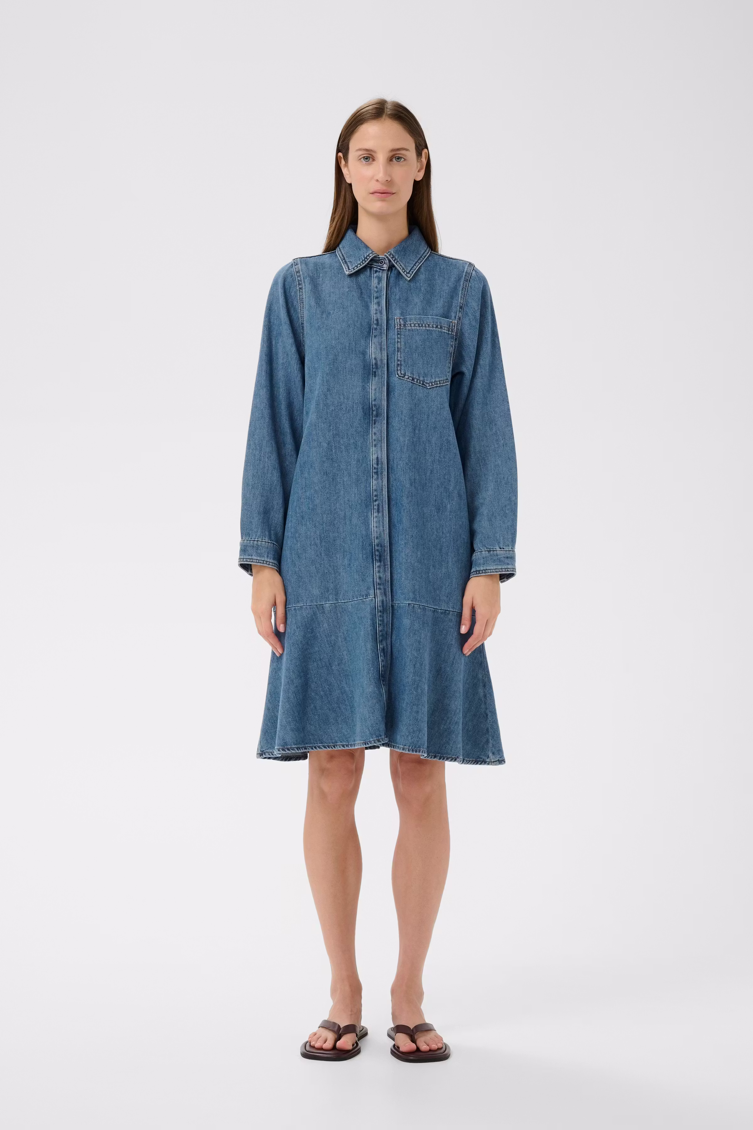 DOPHINAIW Denim Kleid LOOKBOOK FRONT 30112323-900006619