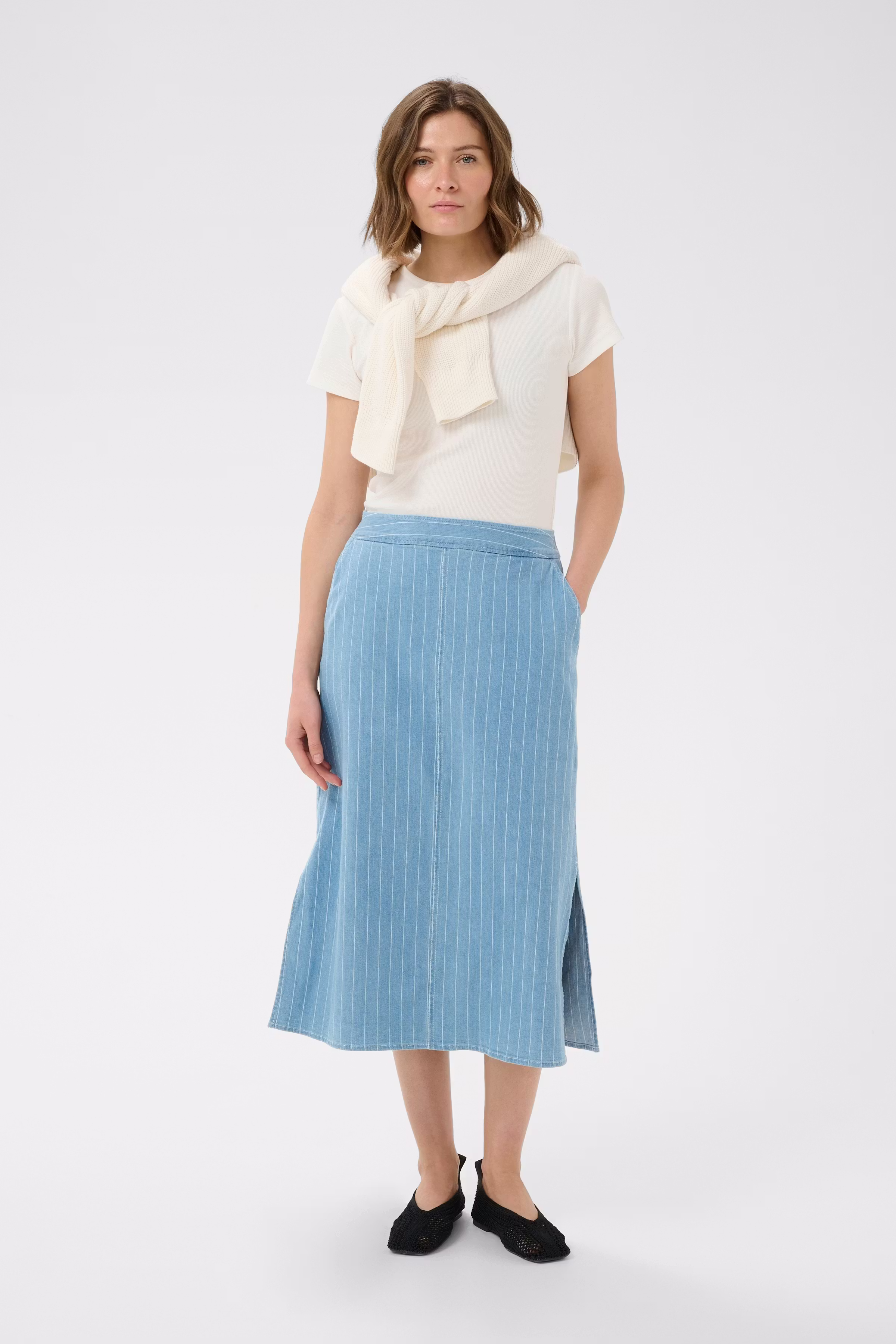 LizziePW Denim Skirt LOOKBOOK FRONT 30308878-304304