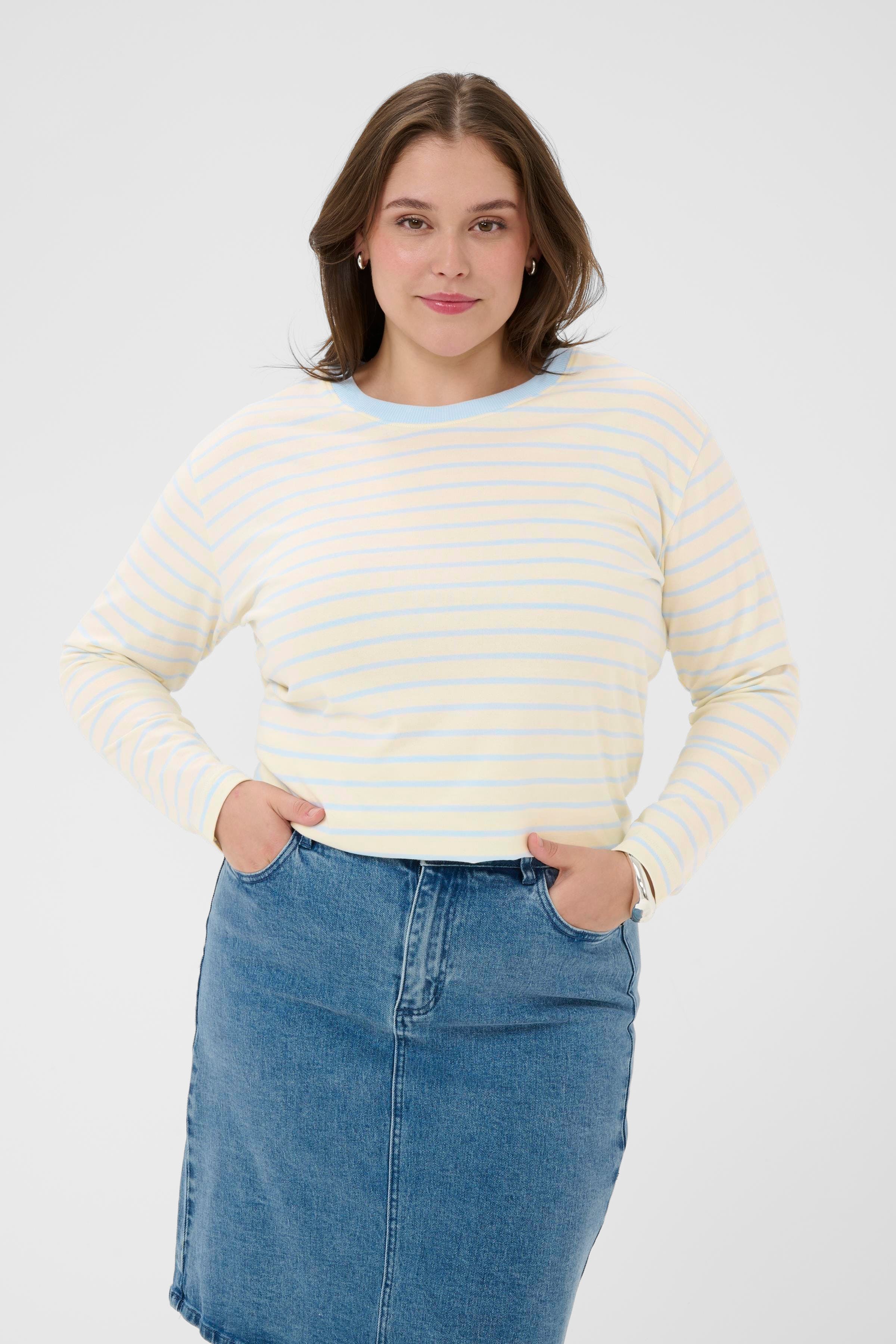 KCwinni Gestreifte Bluse LOOKBOOK FRONT 10581775-109235