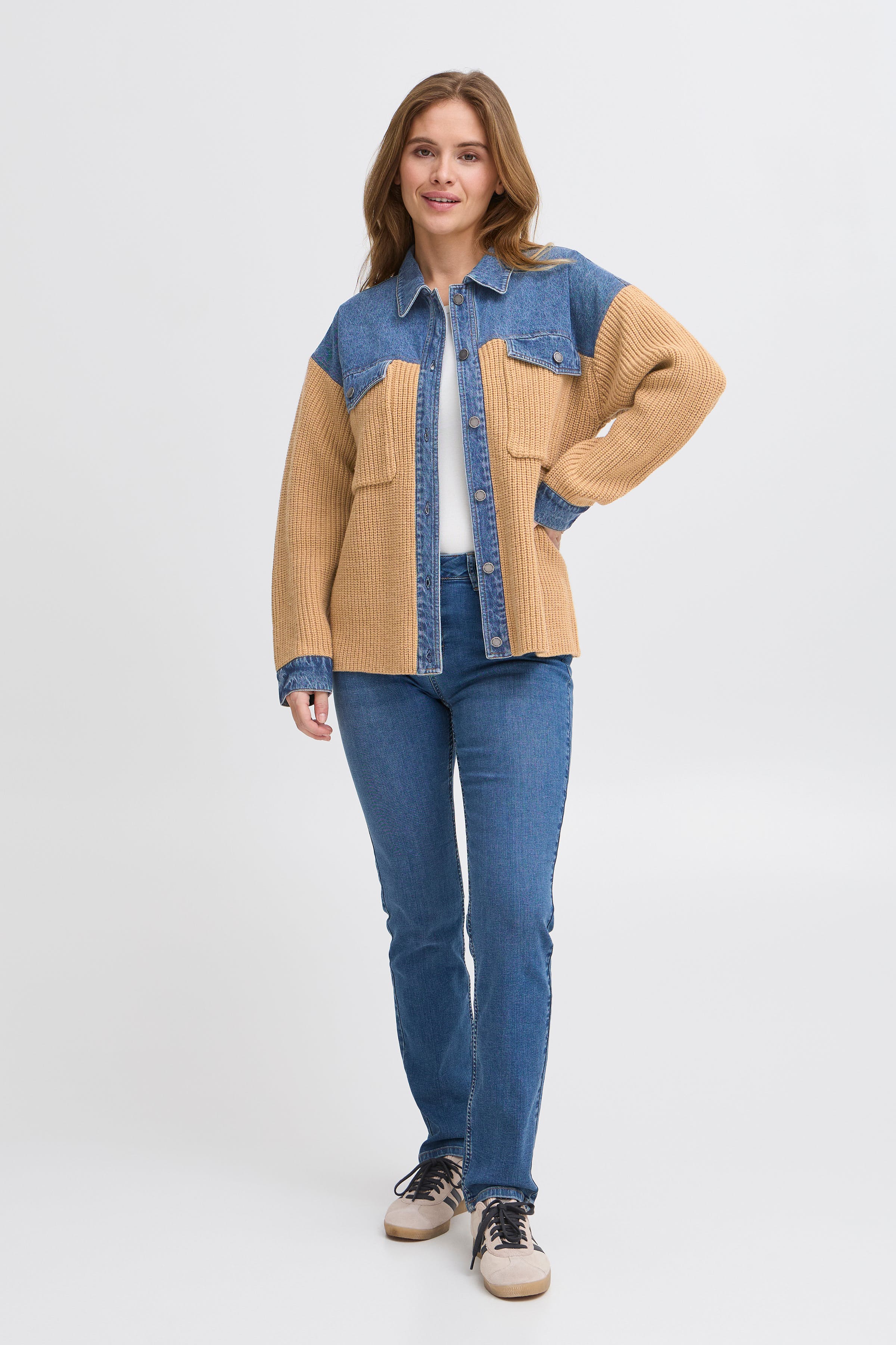 PZMARIT Knitted cardigan LOOKBOOK FRONT 50208572-200005