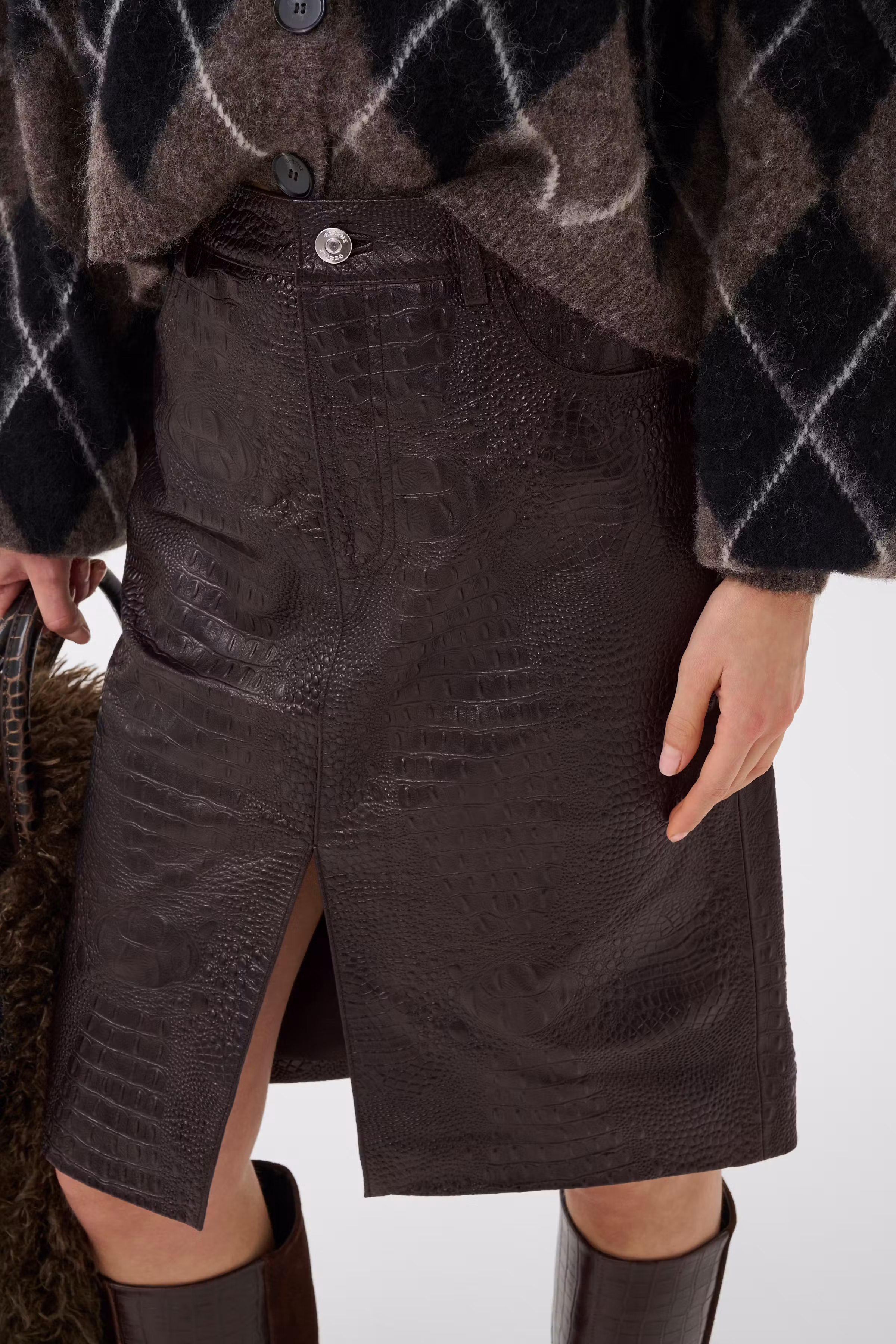 GZtori Leren rok LOOKBOOK DETAIL 10911528-109602