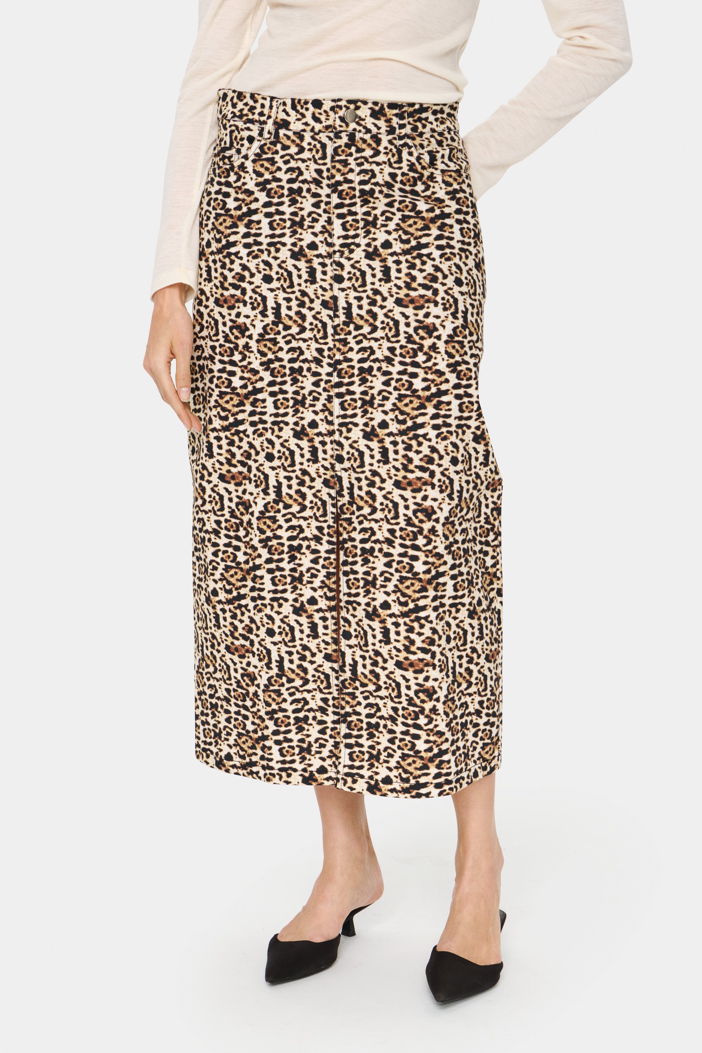 ZeekaSZ Leopard Skjørt LOOKBOOK FRONT 30514044-303847