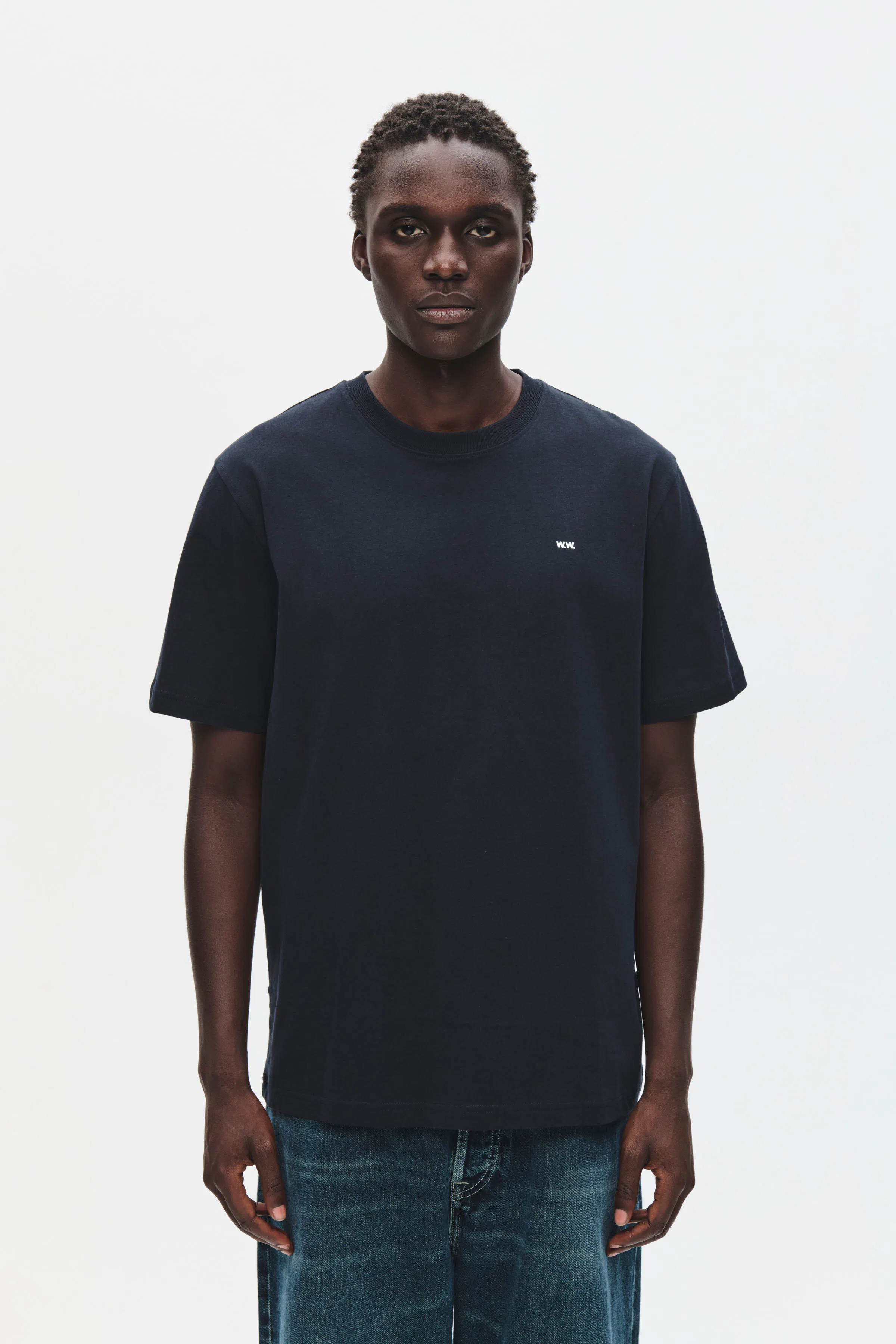 WWEssential Sami T-shirt LOOKBOOK FRONT 30250245-194011