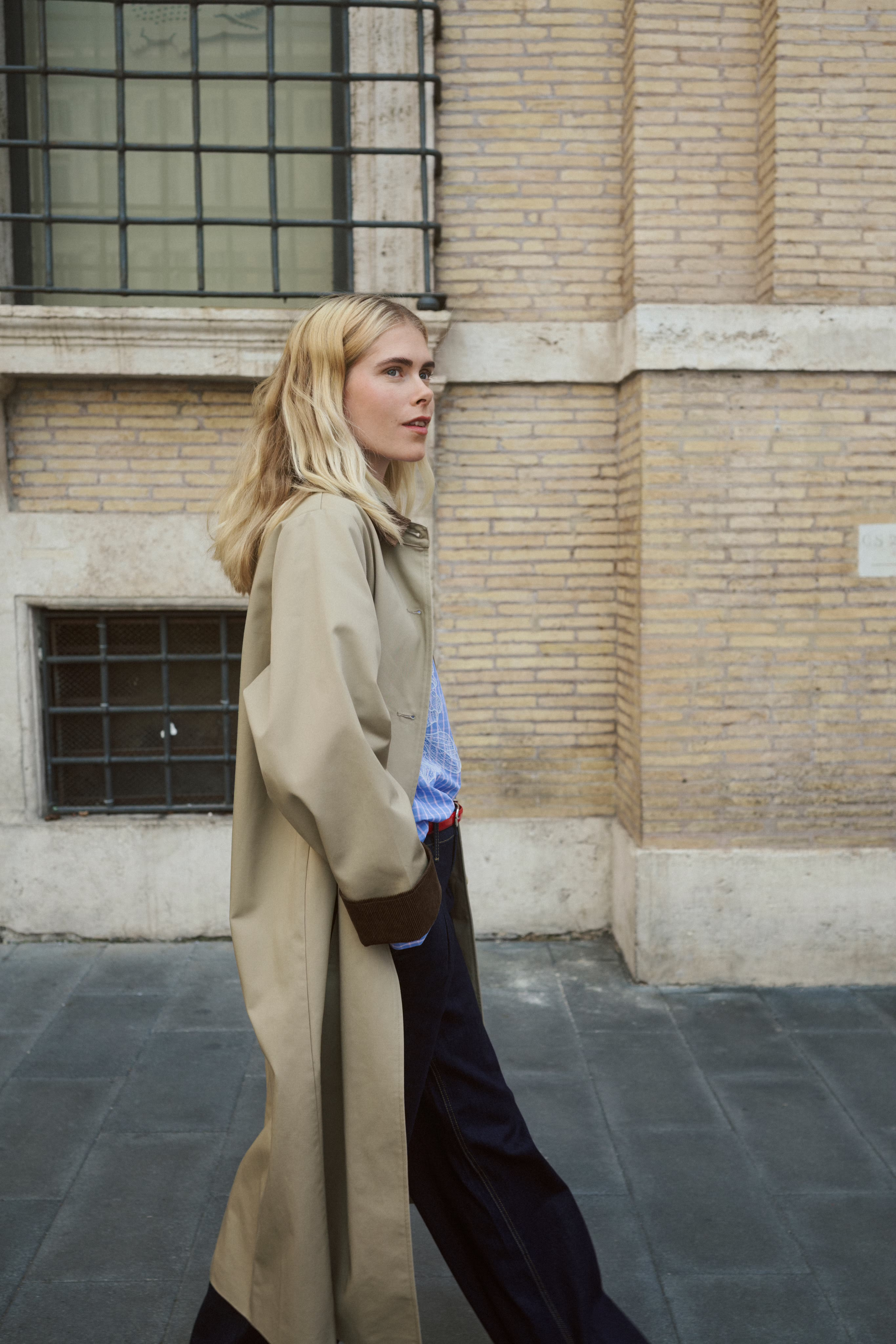 CUsasha Trenchcoat mit Corddetails LOCATION NONE 50112574-171009