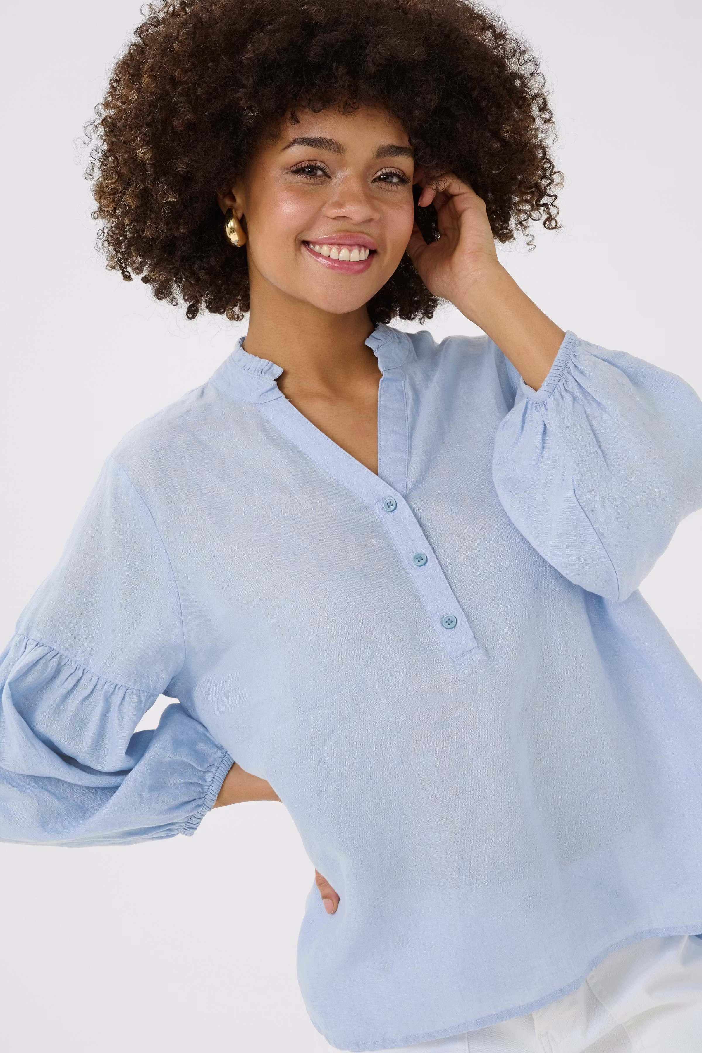 CUnyssa Bluse 100% Leinen LOOKBOOK DETAIL 50111695-164019