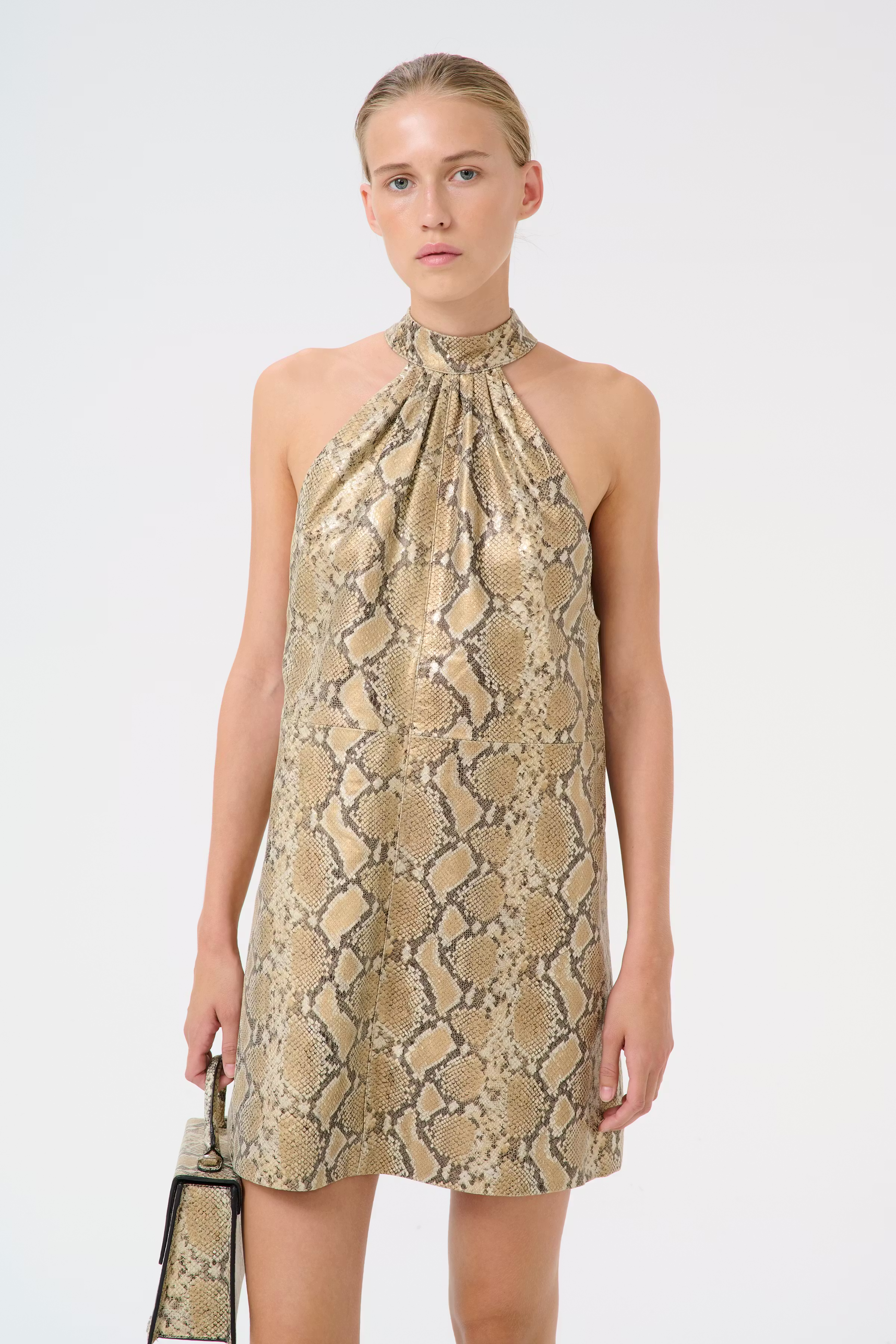 GZfeliza Leather dress LOOKBOOK FRONT 10910233-105544