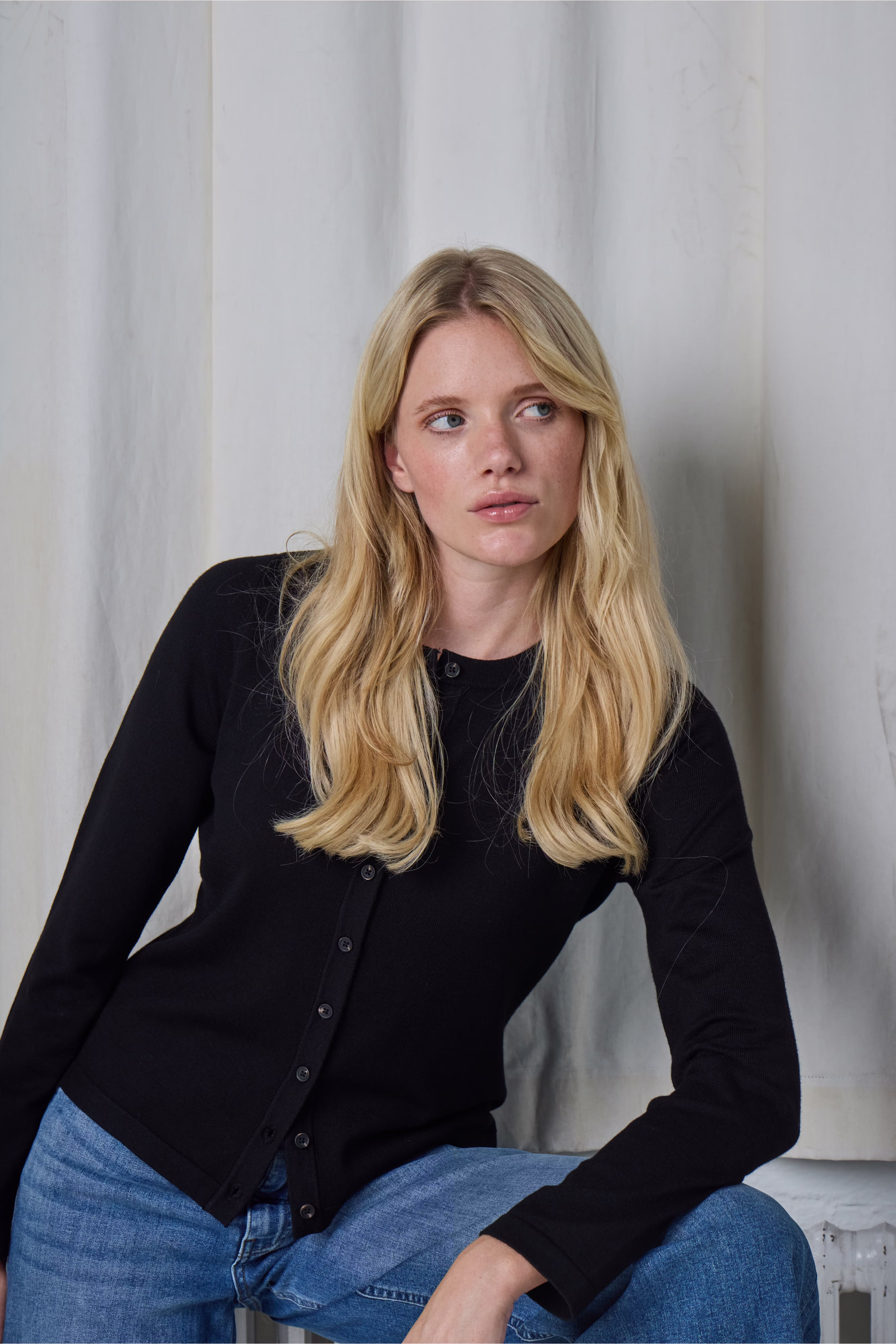 IHLULS O-Neck Cardigan LOCATION NONE 20125808-194008