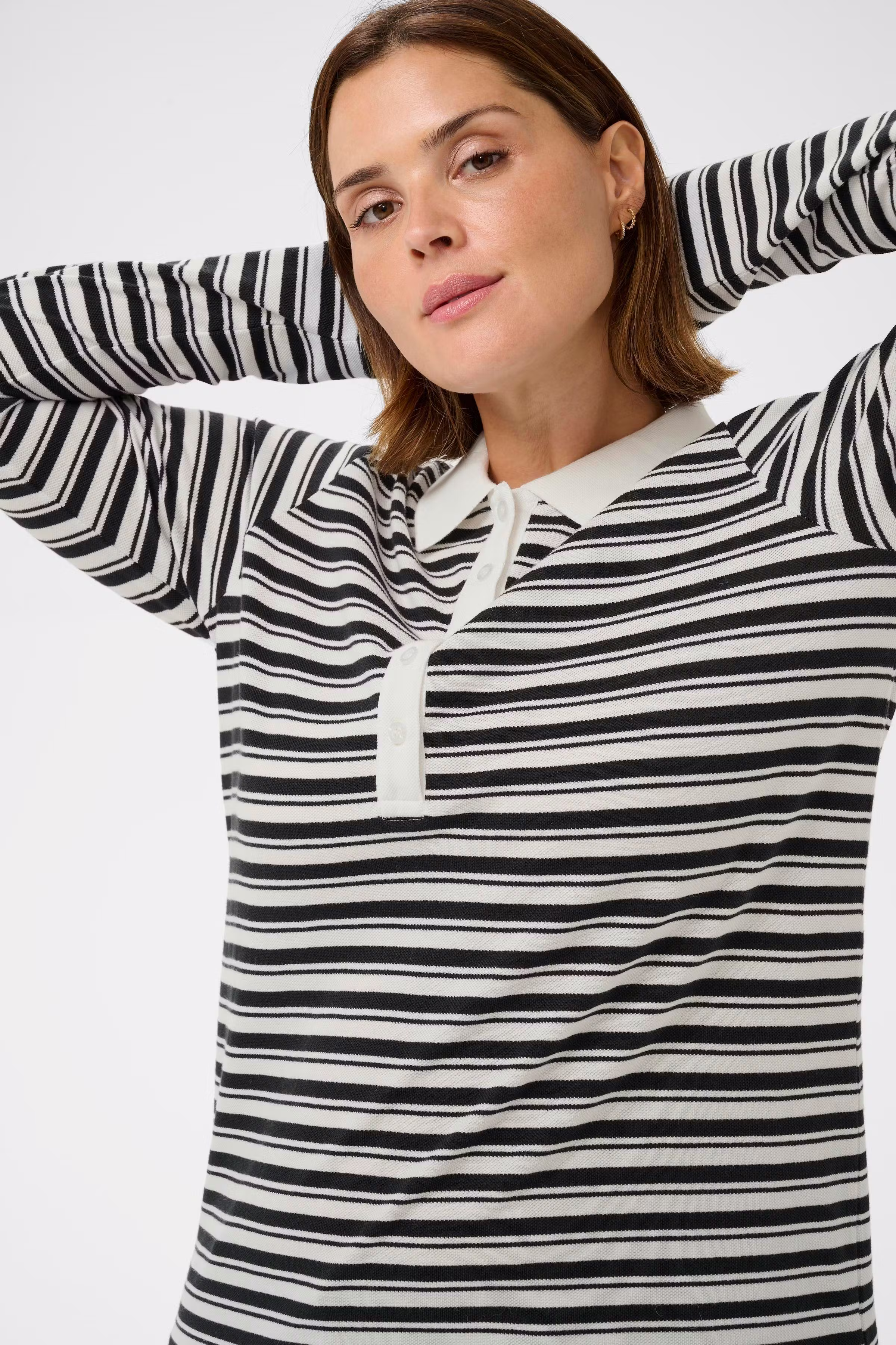 KCmiana Stribet Langærmet Polo LOOKBOOK DETAIL 10583934-108951