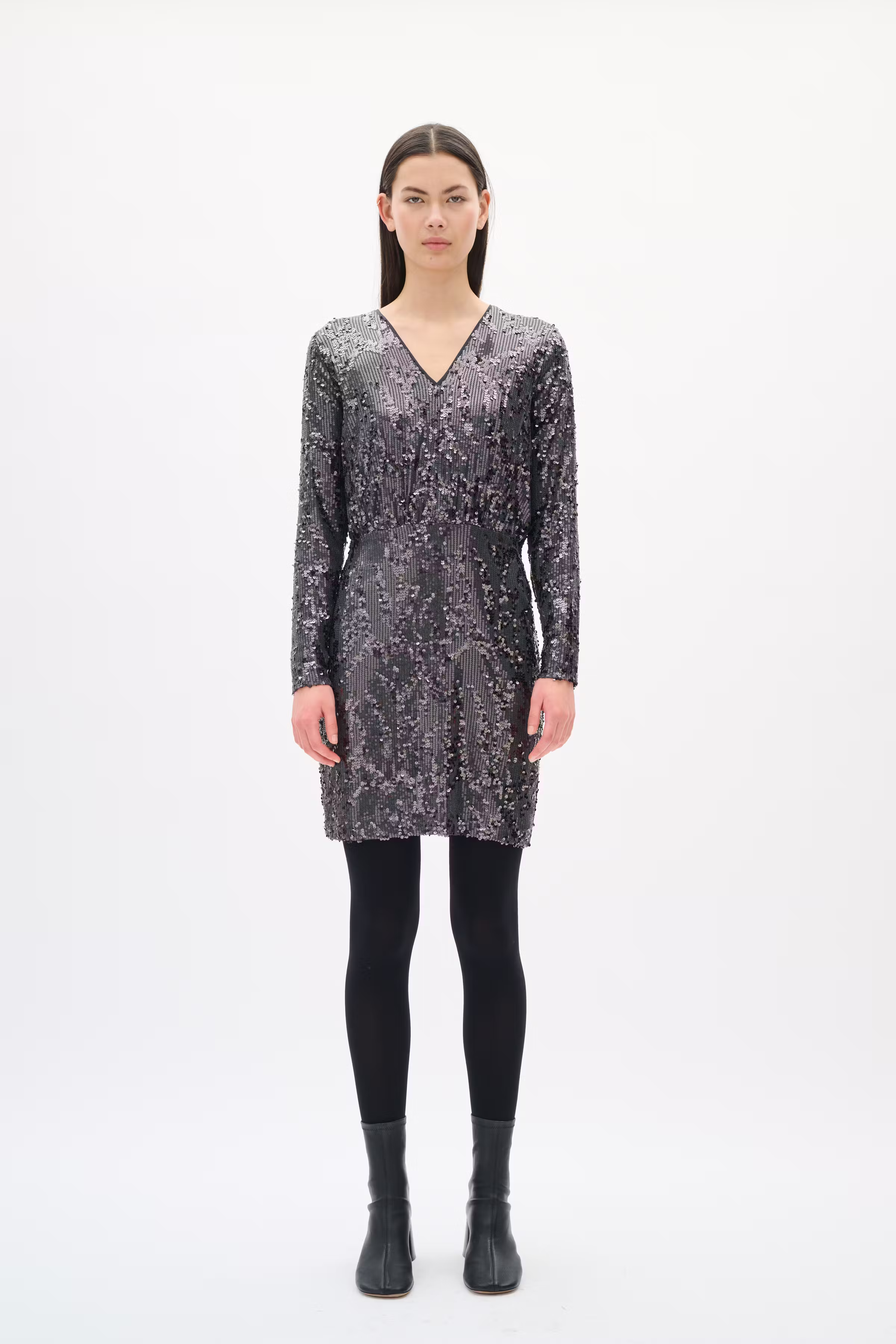 KIMBAIW paljett Klänning LOOKBOOK FRONT 30112129-145002