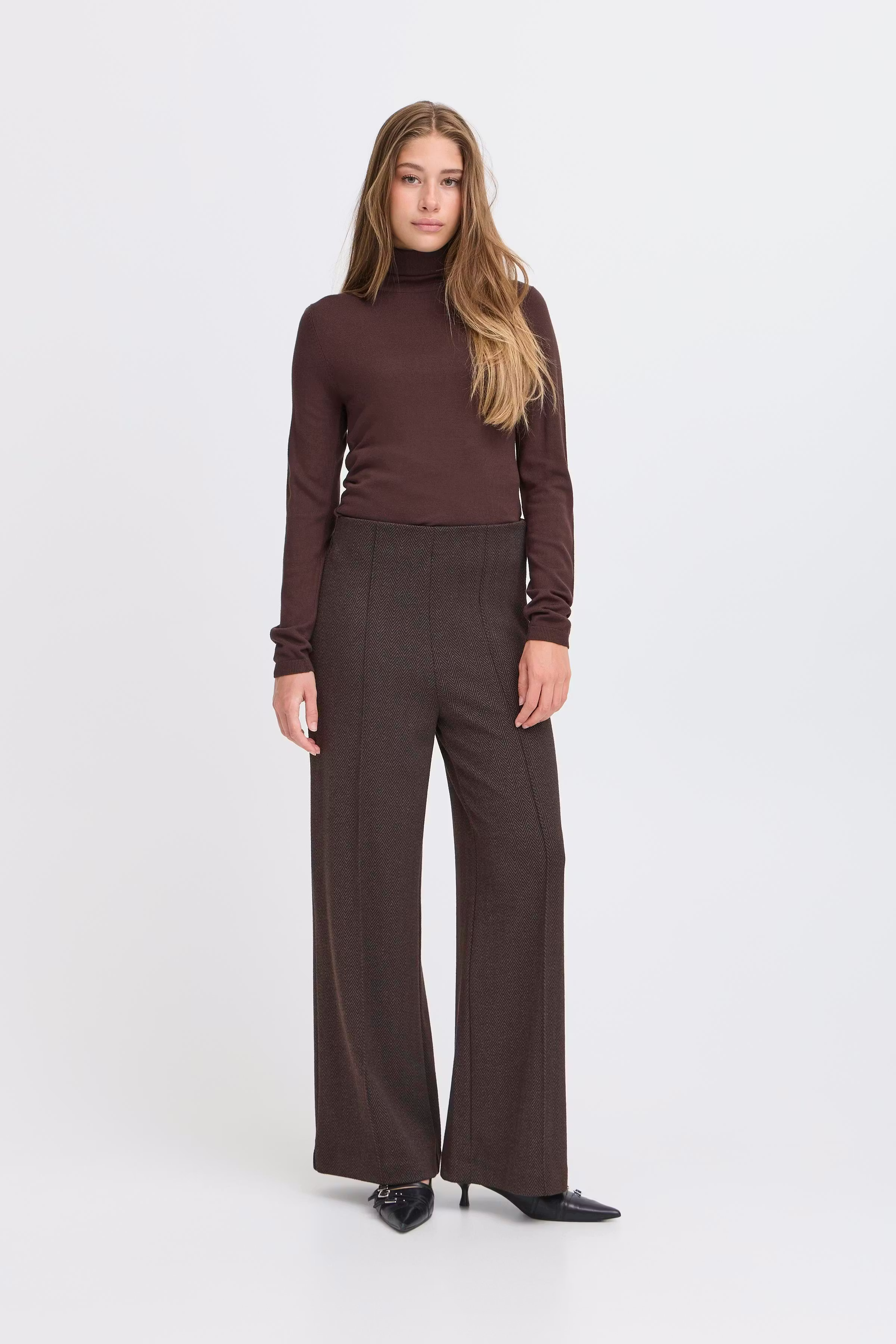 IHKATE JACQUARD Trousers LOOKBOOK FRONT 20121602-900001779