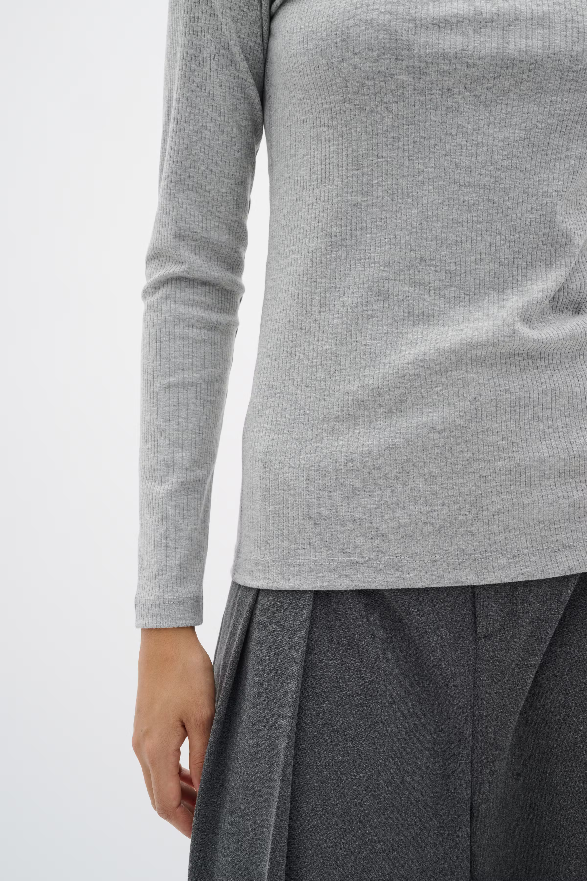 DagnaIW Rollkragenpullover Melange T-shirt LOOKBOOK DETAIL 30109838-1740161