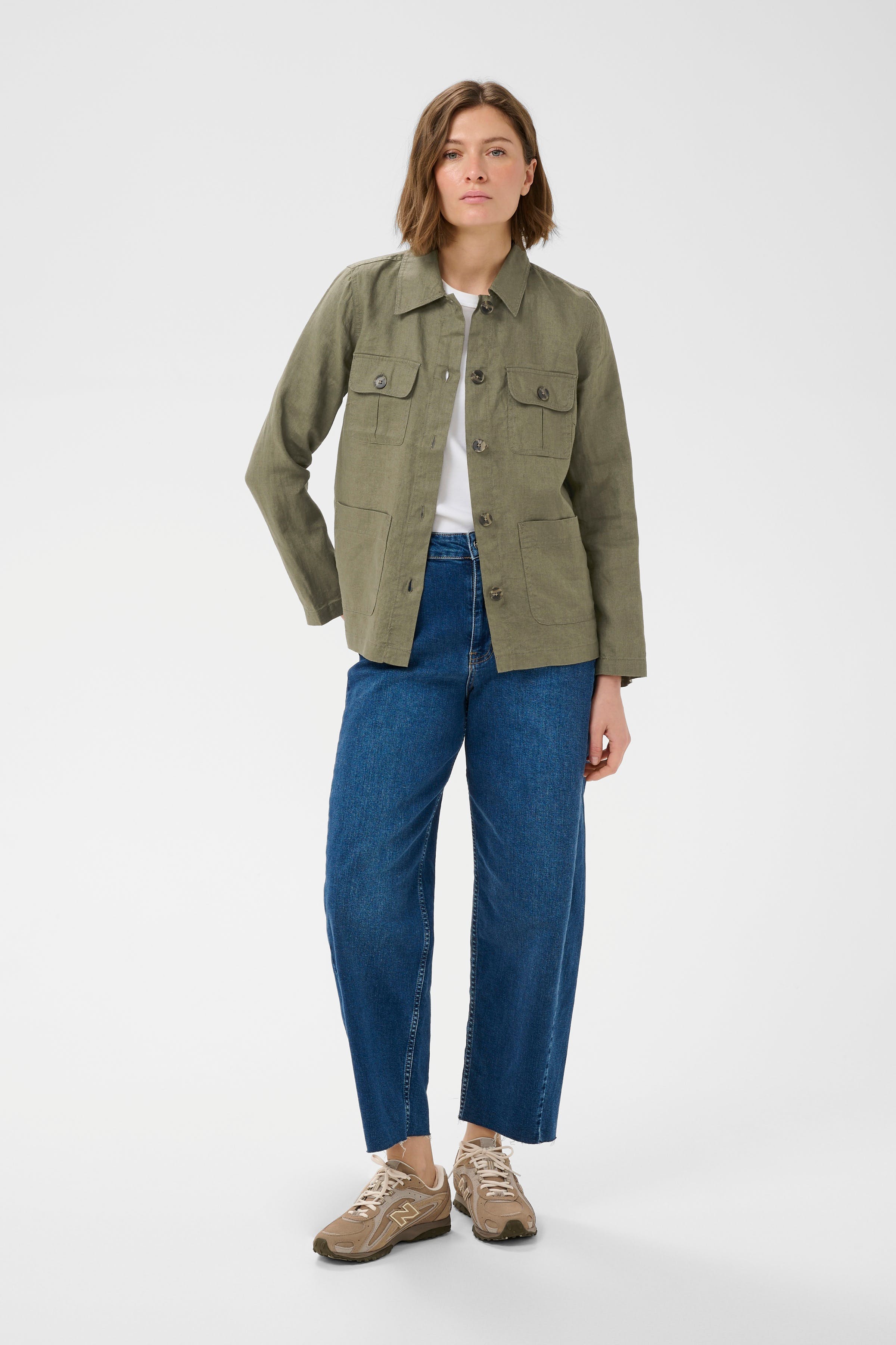 ElnoraPW  Linnen Blazer LOOKBOOK FRONT 30309560-190510