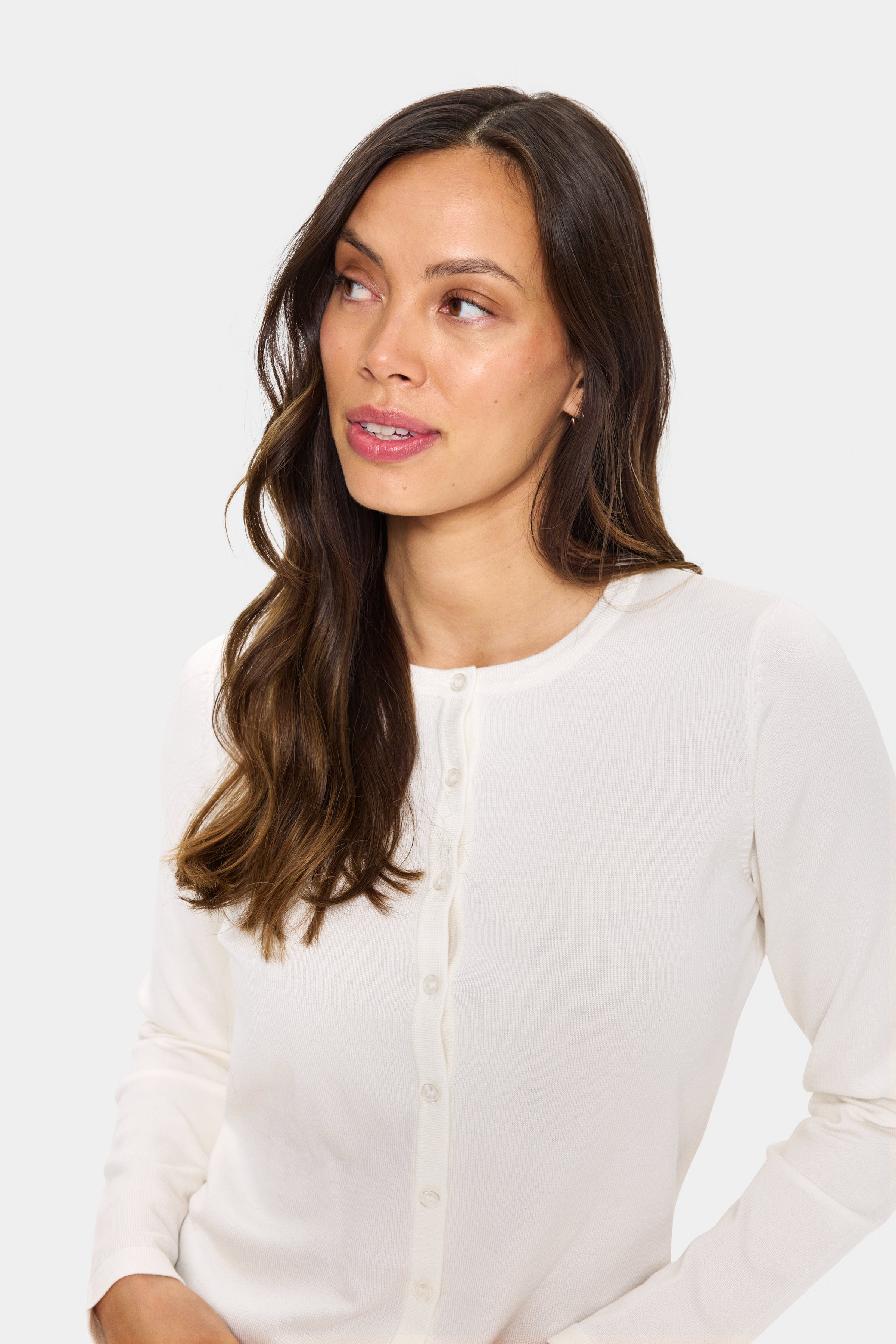 MilaSZ R-Neck Cardigan LOOKBOOK DETAIL 30500005-110605