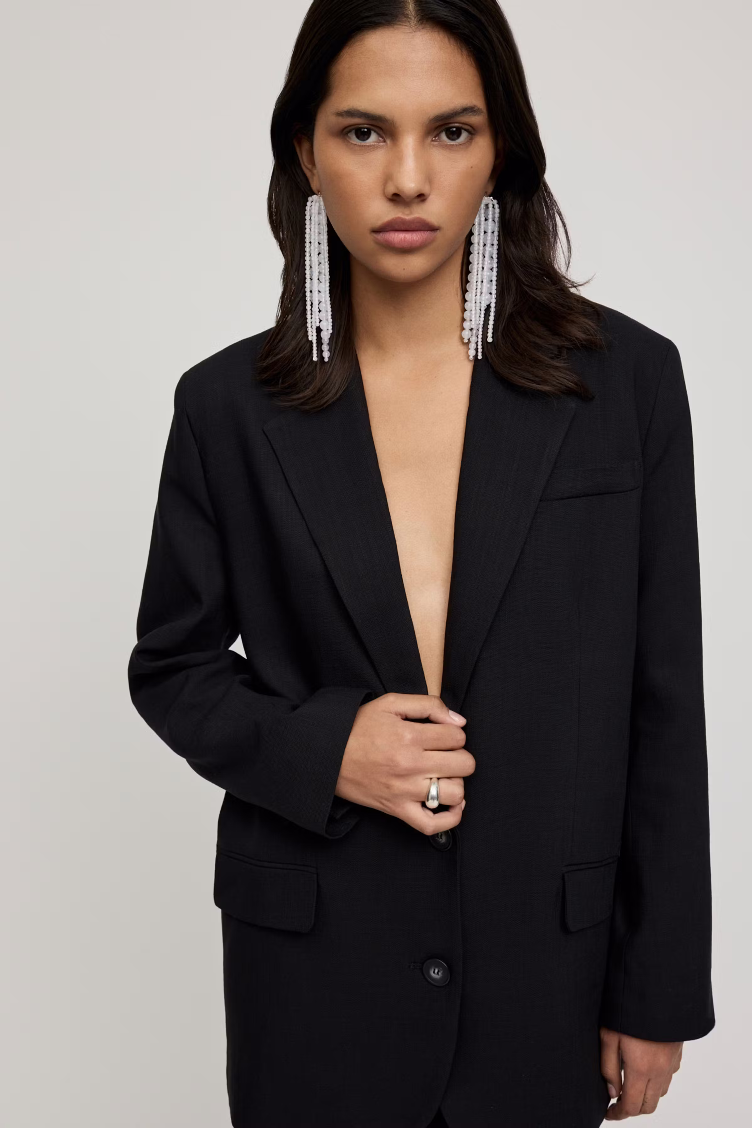 JUNA Blazer LOOKBOOK FRONT 30600762-BK999