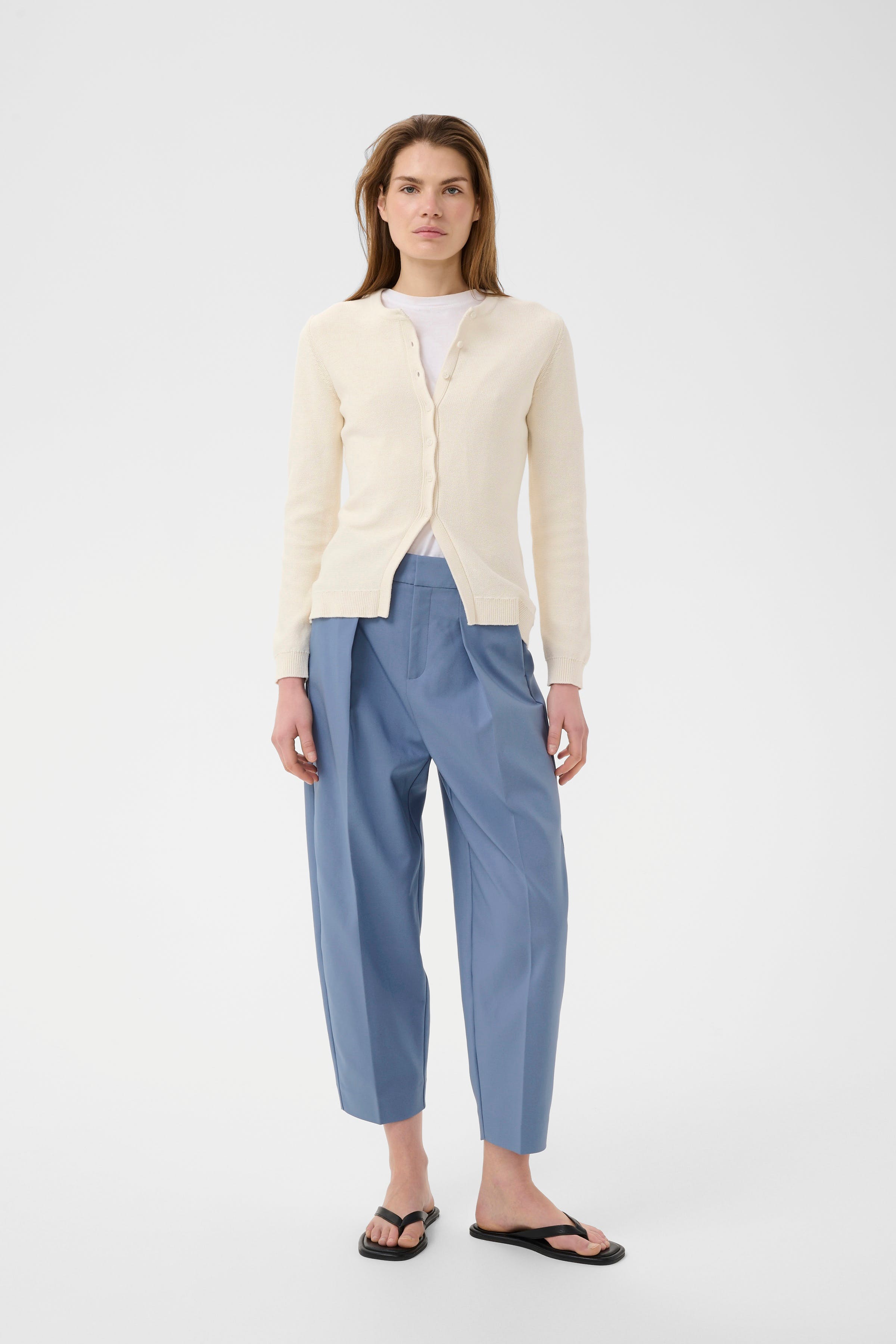 ZellaIW Barrel Bukser LOOKBOOK FRONT 30107207-173912
