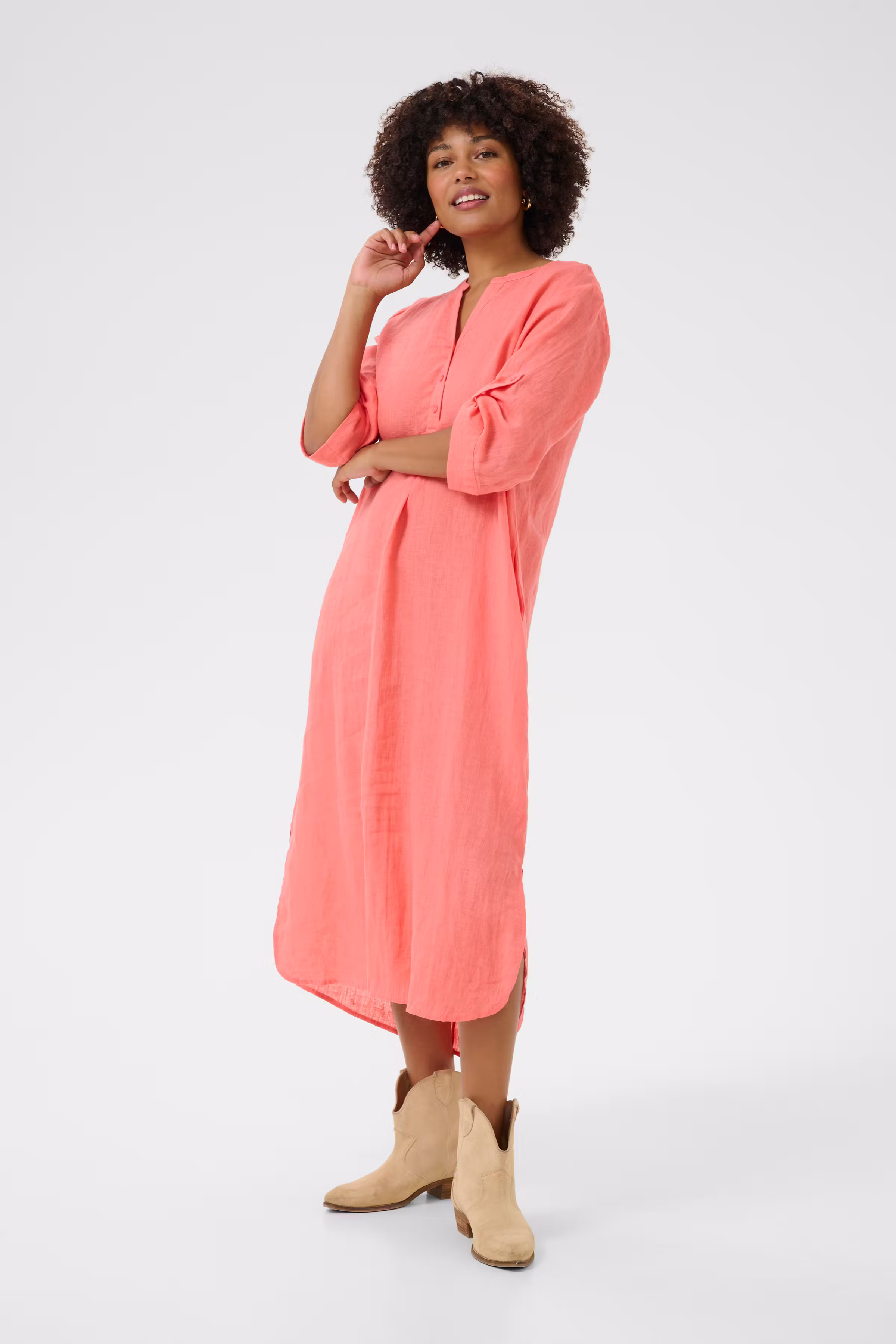 CRBellis Robe en Lin LOOKBOOK FRONT 10611577-171643