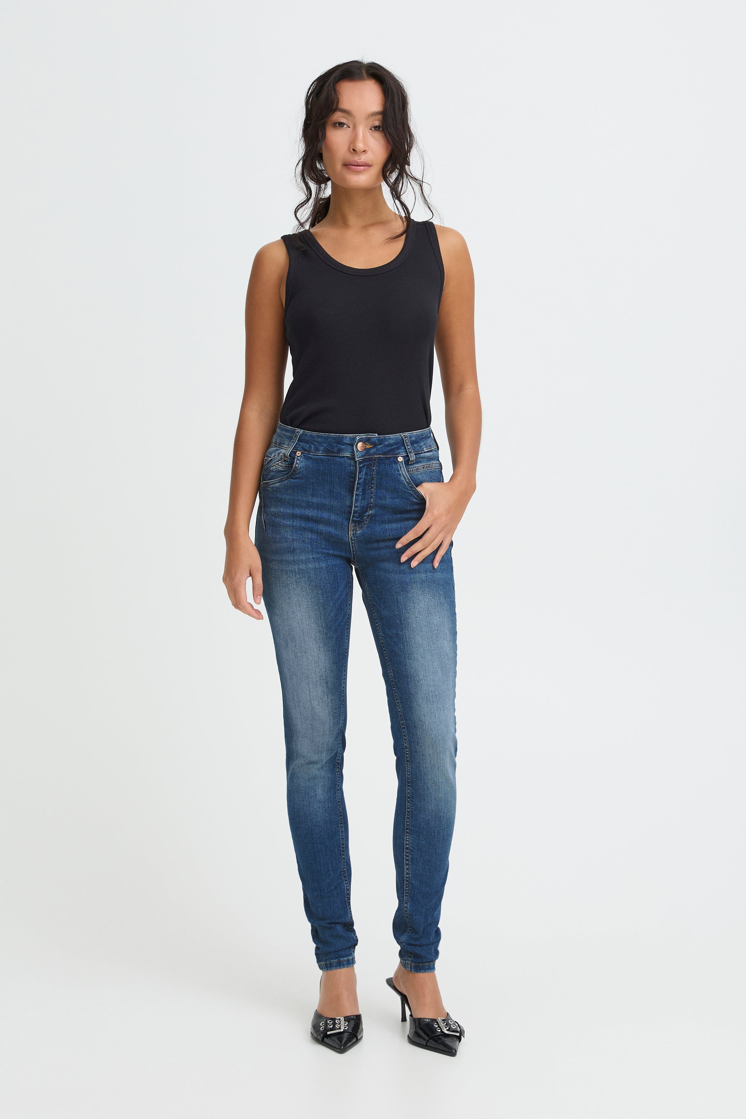 PZCARMEN HW Jeans Skinny LOOKBOOK FRONT 50204829-5001901