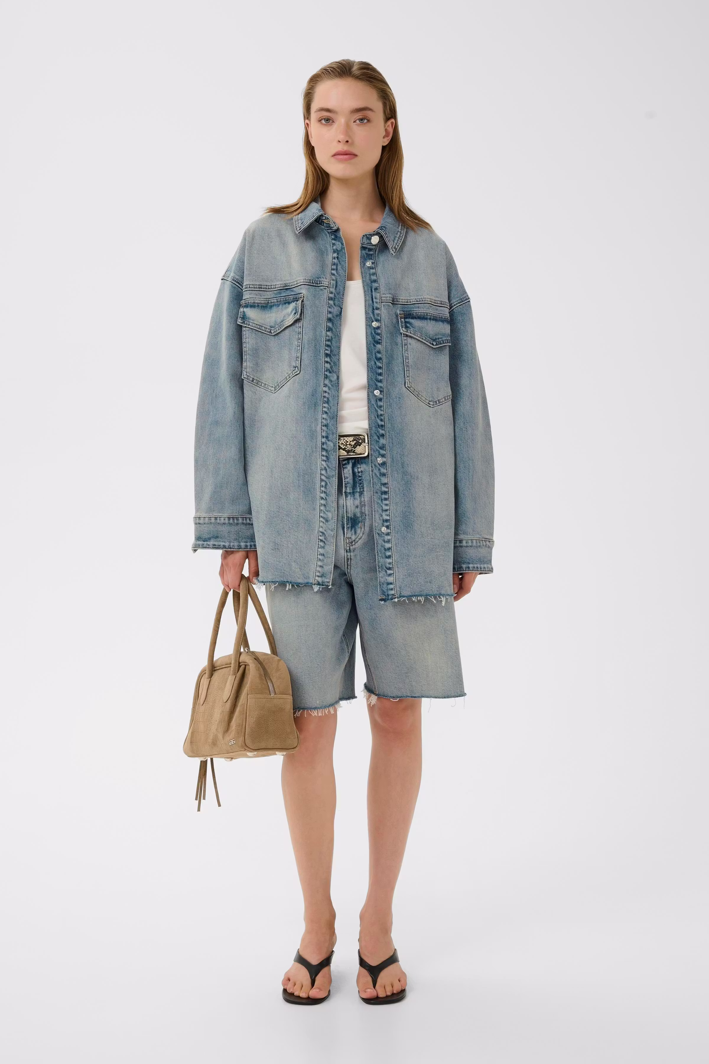 GZnoma Denimhemd LOOKBOOK FRONT 10911189-109408