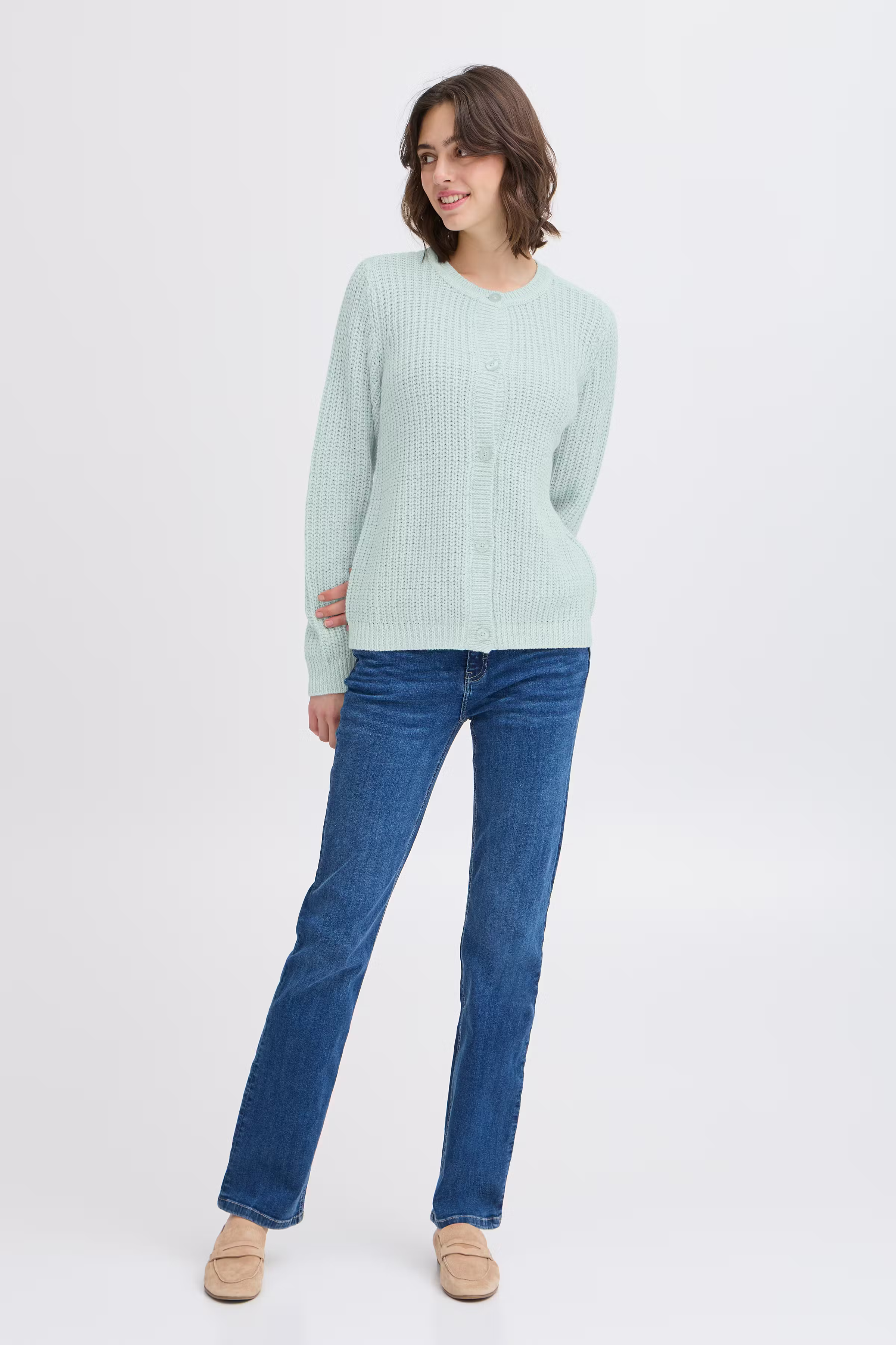FRERNI Strikket cardigan LOOKBOOK FRONT 20615365-1552071