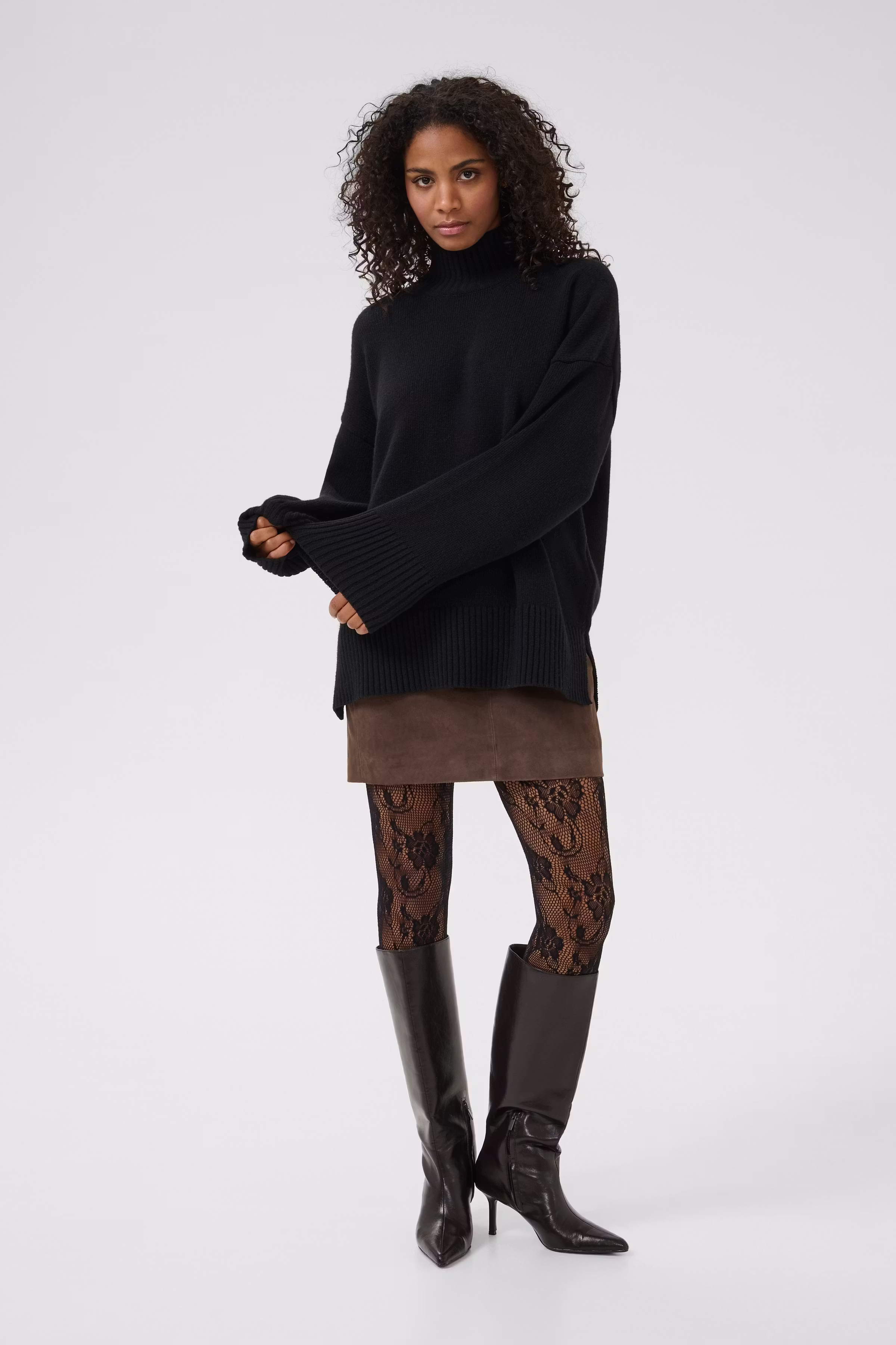 OllyMW Wildlederrock LOOKBOOK DETAIL 10705288-190840