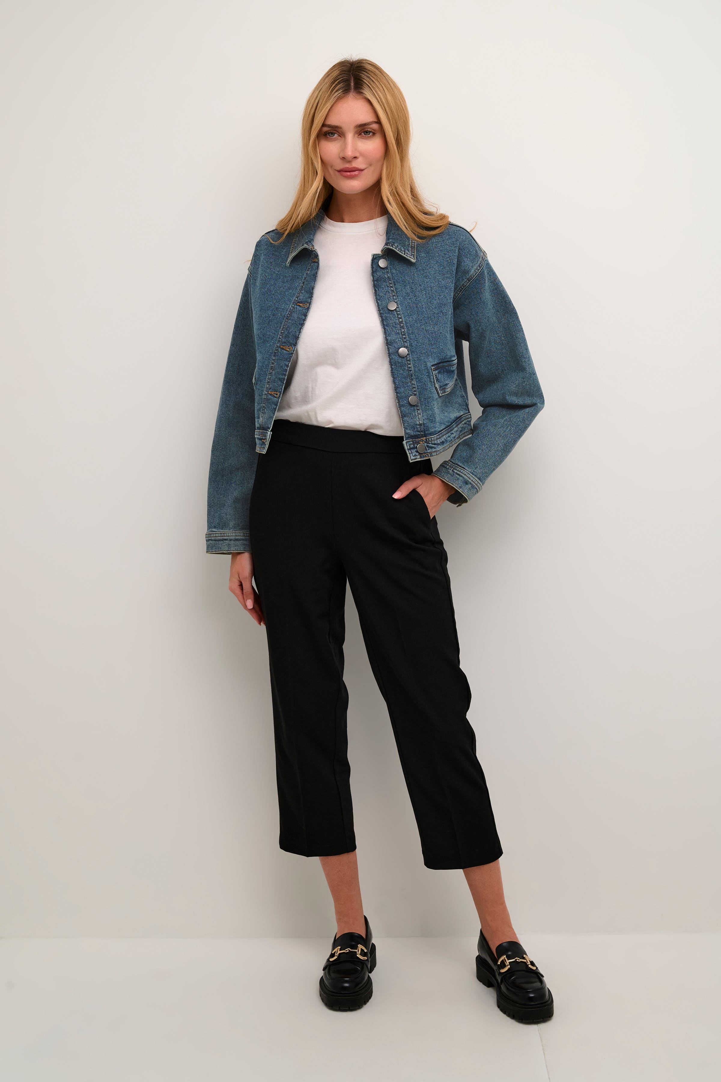 KAdana Manteau Casual En Jean LOOKBOOK FRONT 10508124-100166