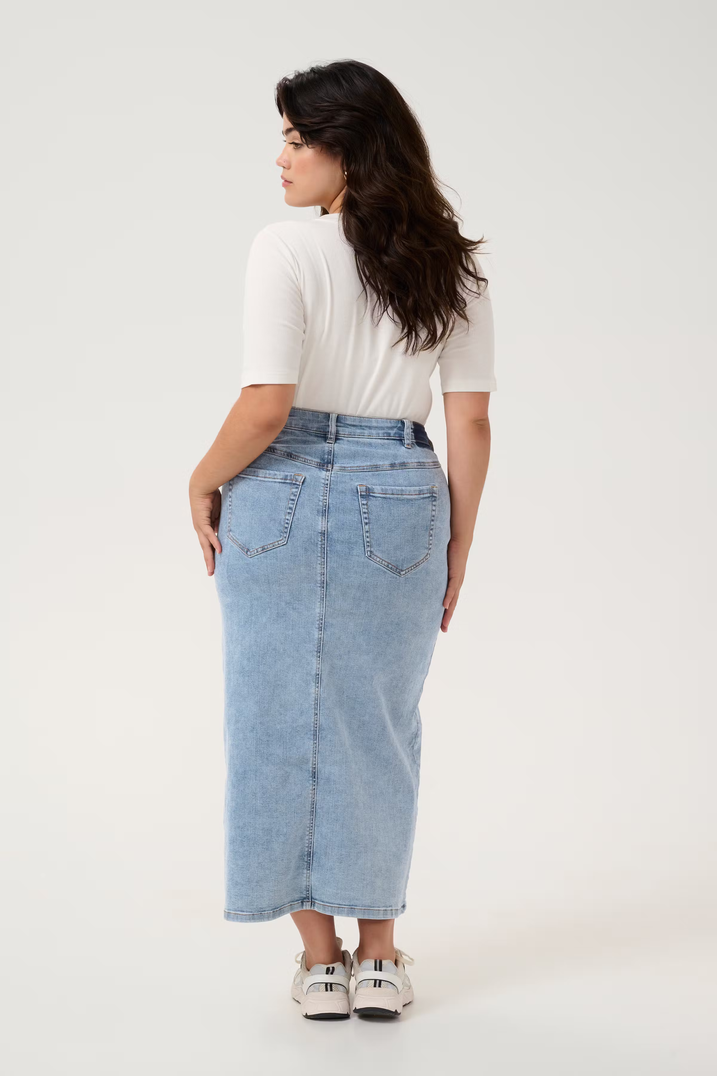 KCmarna Denimkjol LOOKBOOK BACK 10582495-103166