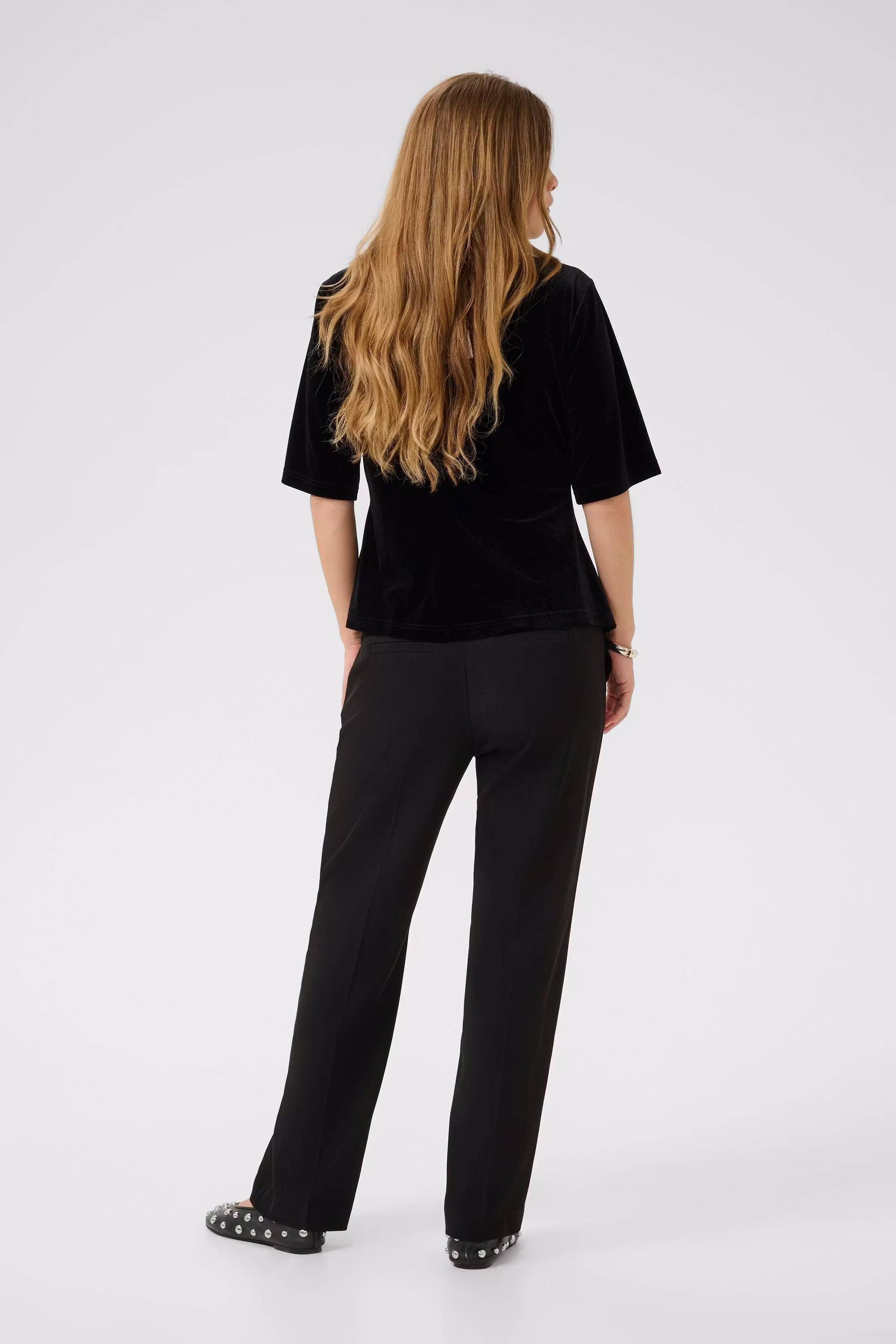 CUzoe velourblus LOOKBOOK BACK 50112496-500012