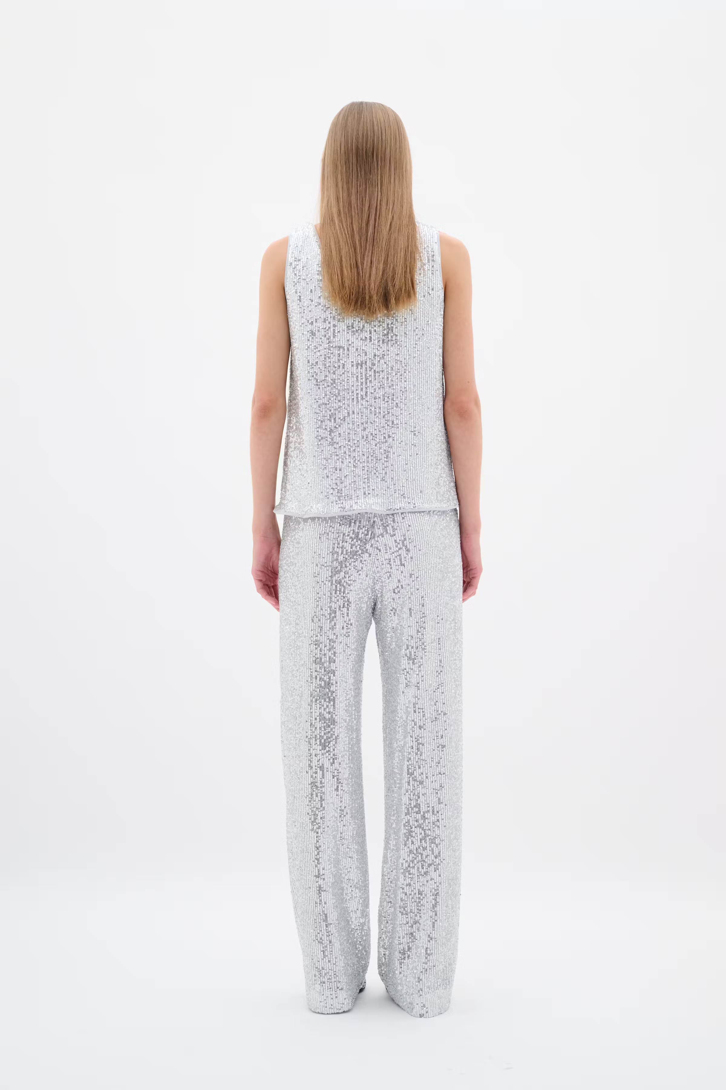 BarbaraIW Sequin Trousers LOOKBOOK BACK 30110081-300030
