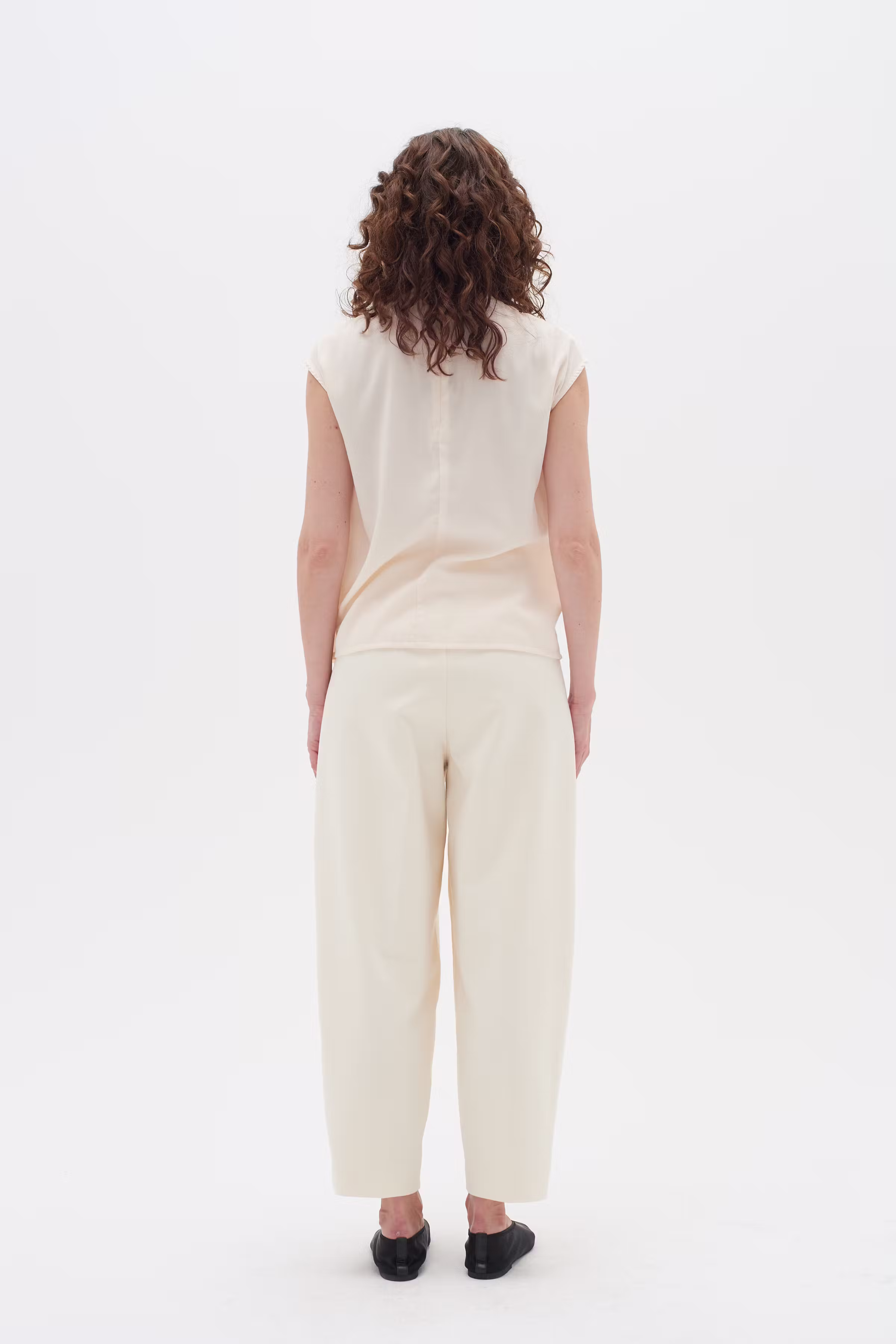 ZellaIW Barrel Byxor LOOKBOOK BACK 30107207-120000