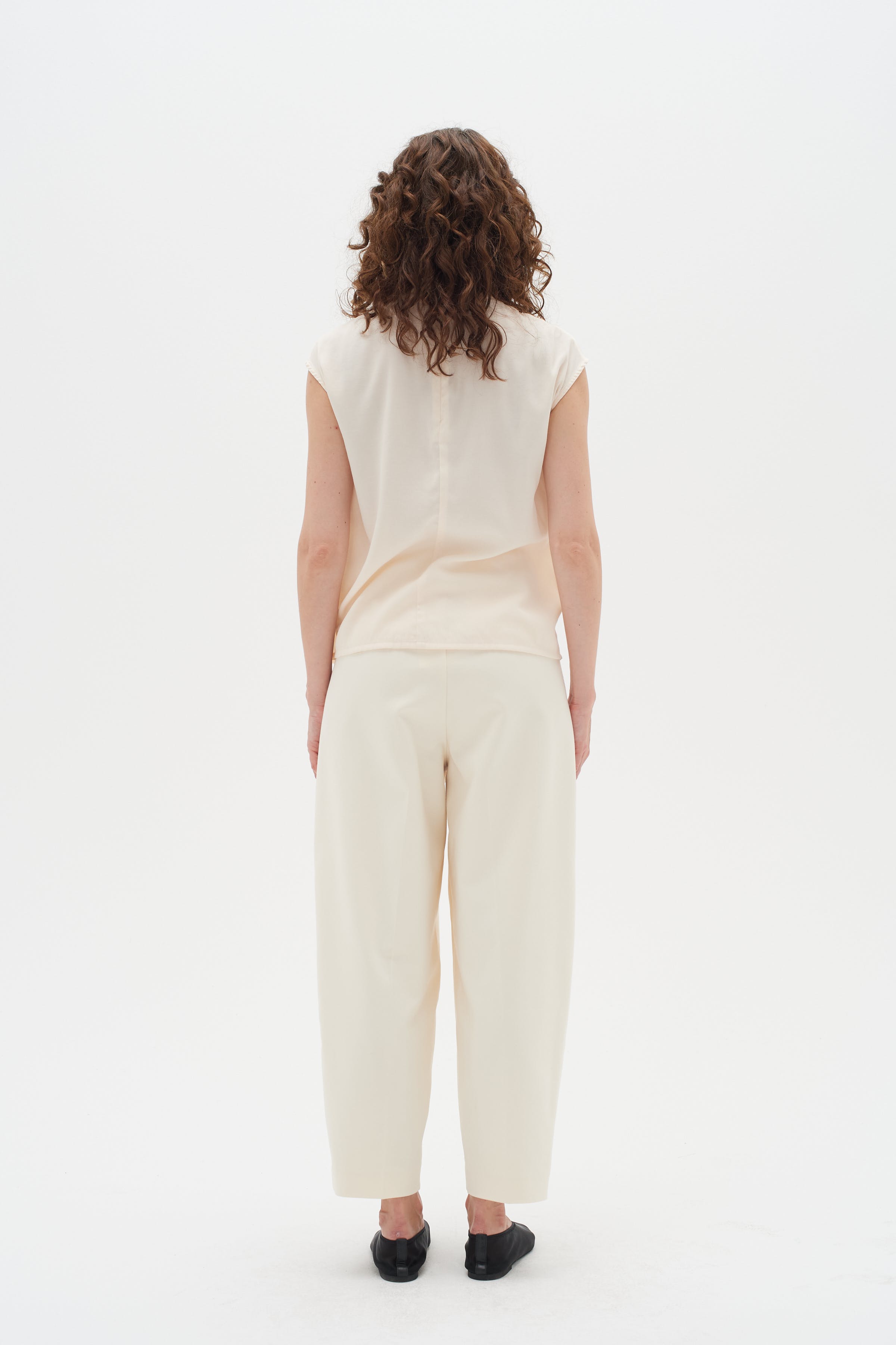 ZellaIW Barrel Bukser LOOKBOOK BACK 30107207-120000