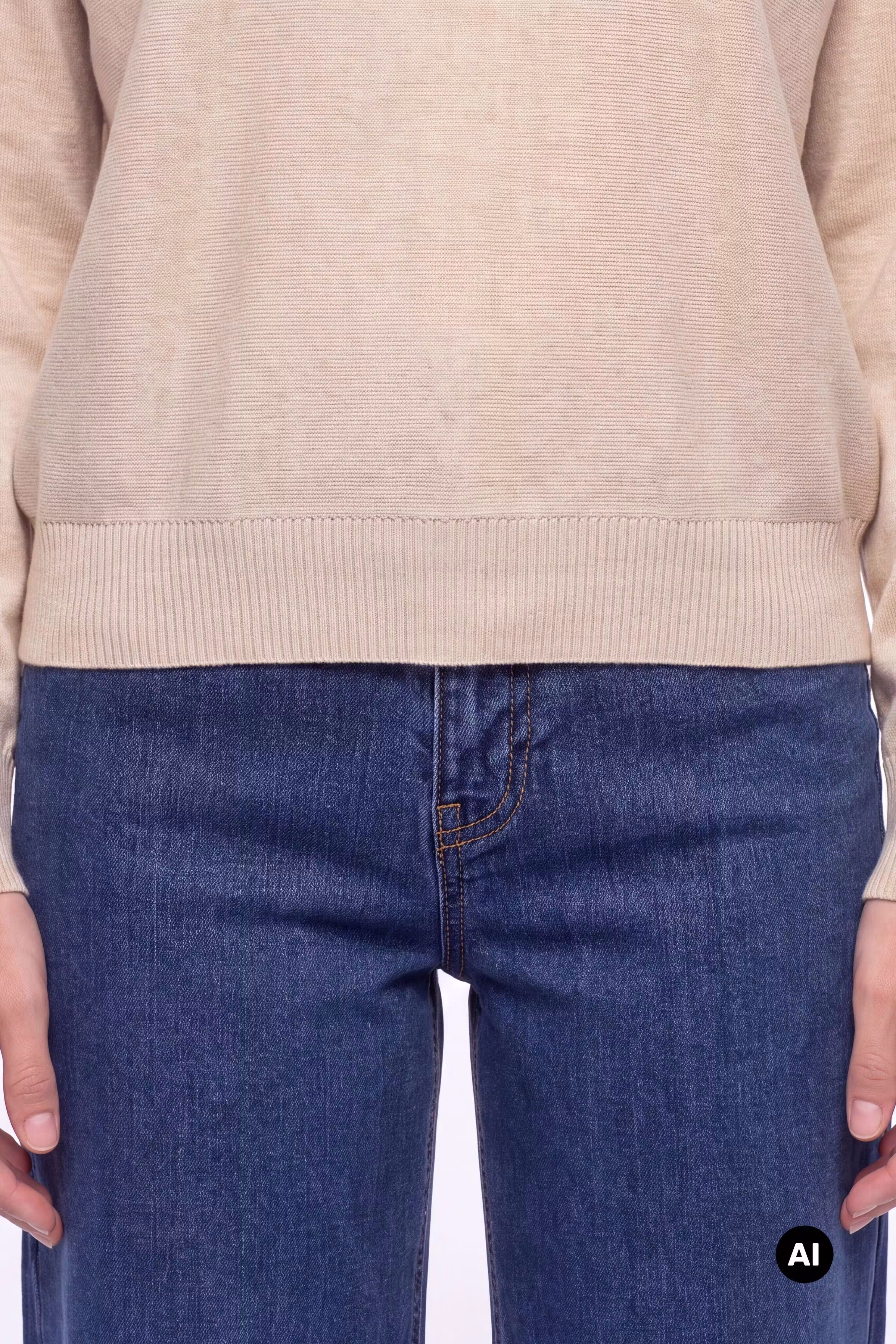 CUannemarie striktrøje LOOKBOOK FRONT 50106466-5102110