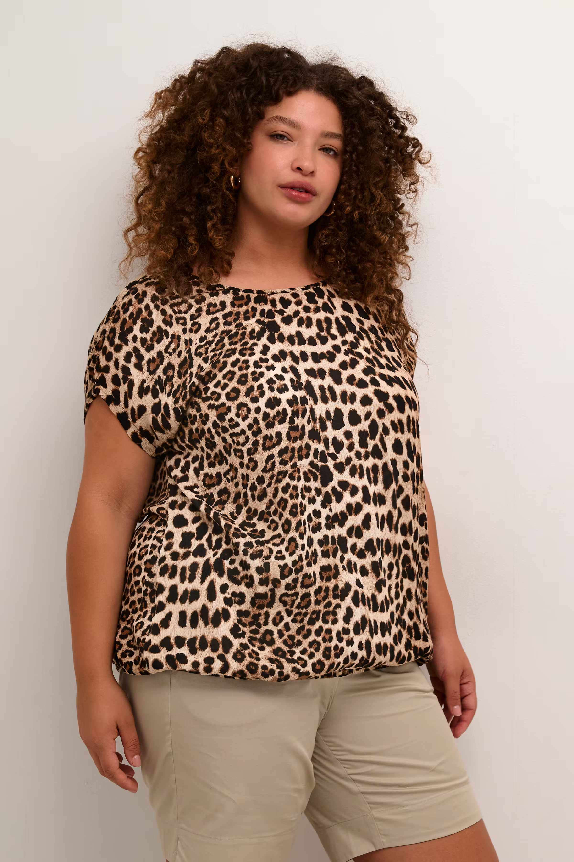 KCami Luipaard Blouse LOOKBOOK FRONT 10582027-105798