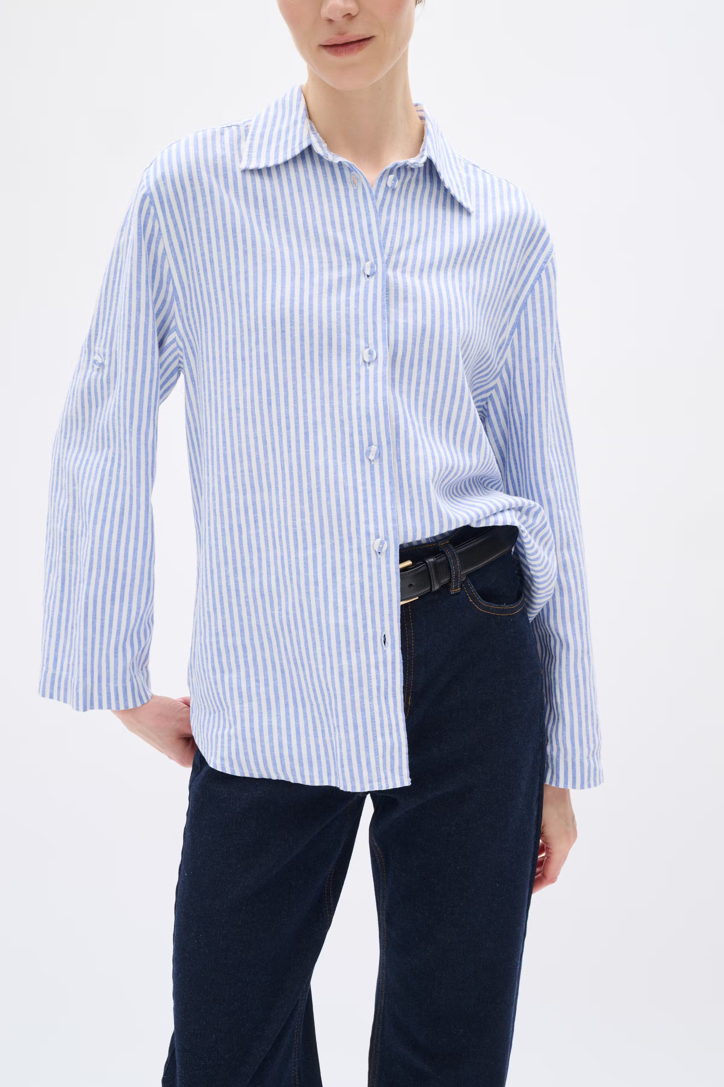 RimoneIW Linen Shirt LOOKBOOK FRONT 30110367-300012