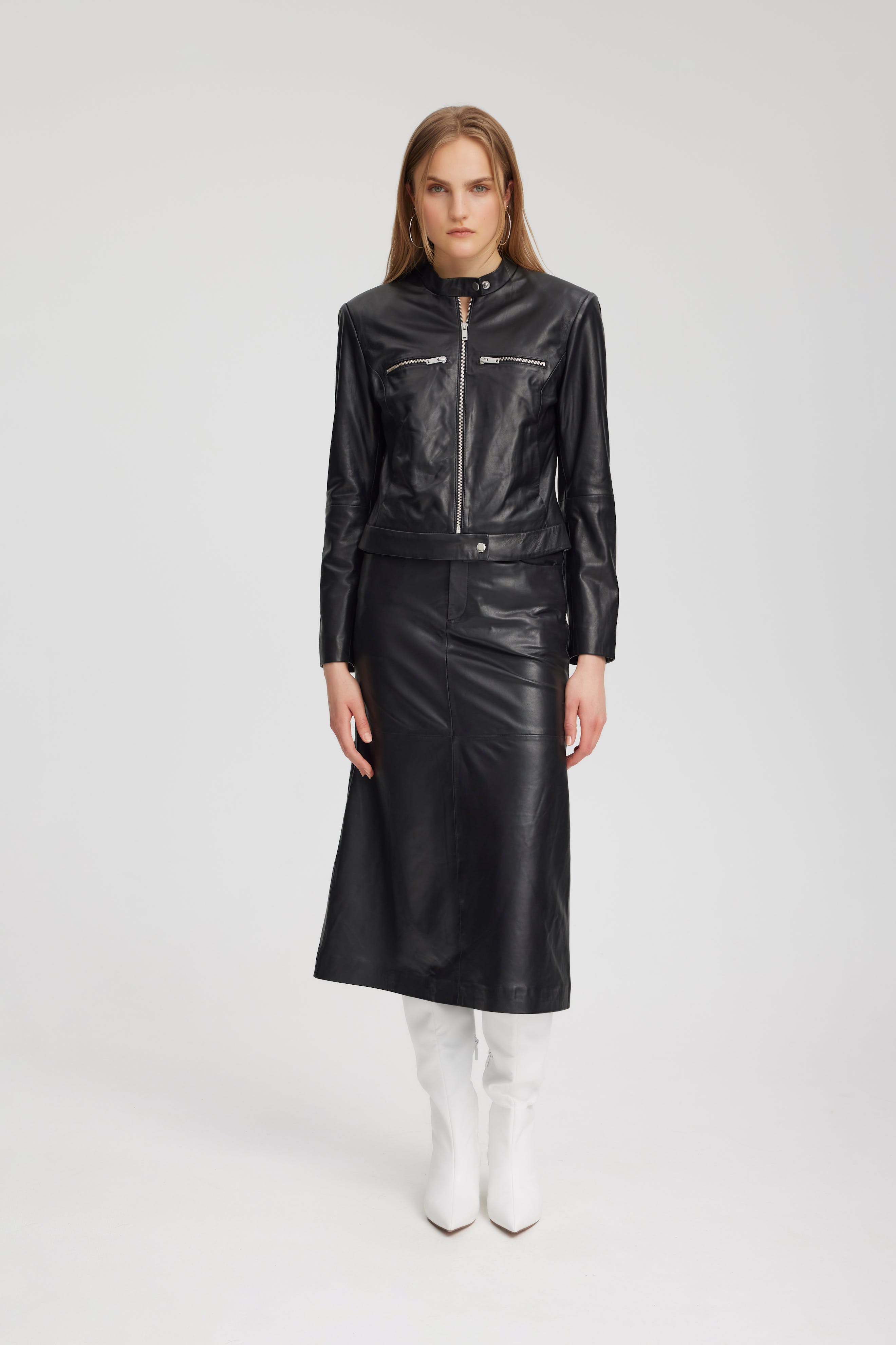 OliviGZ Läderjacka LOOKBOOK FRONT 10908764-100017